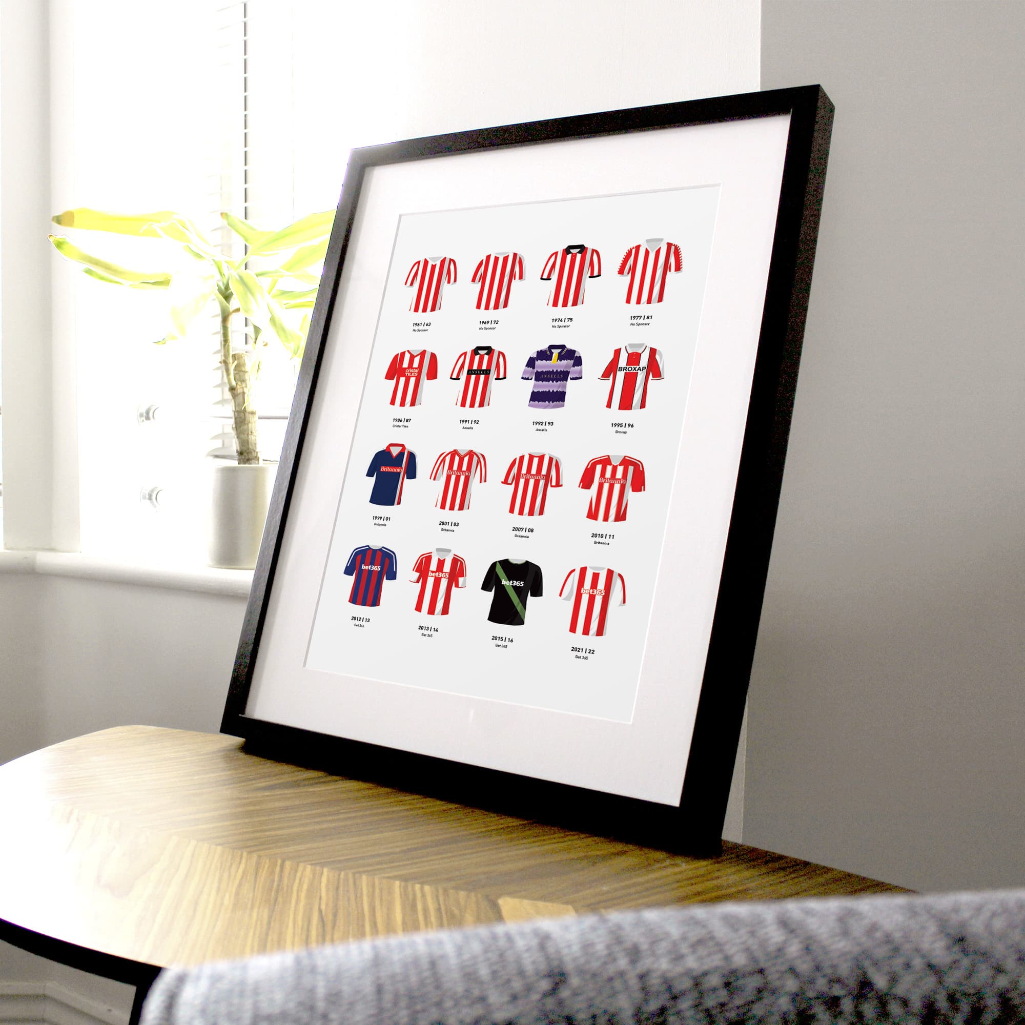 Stoke Classic Kits Football Team Print Good Team On Paper