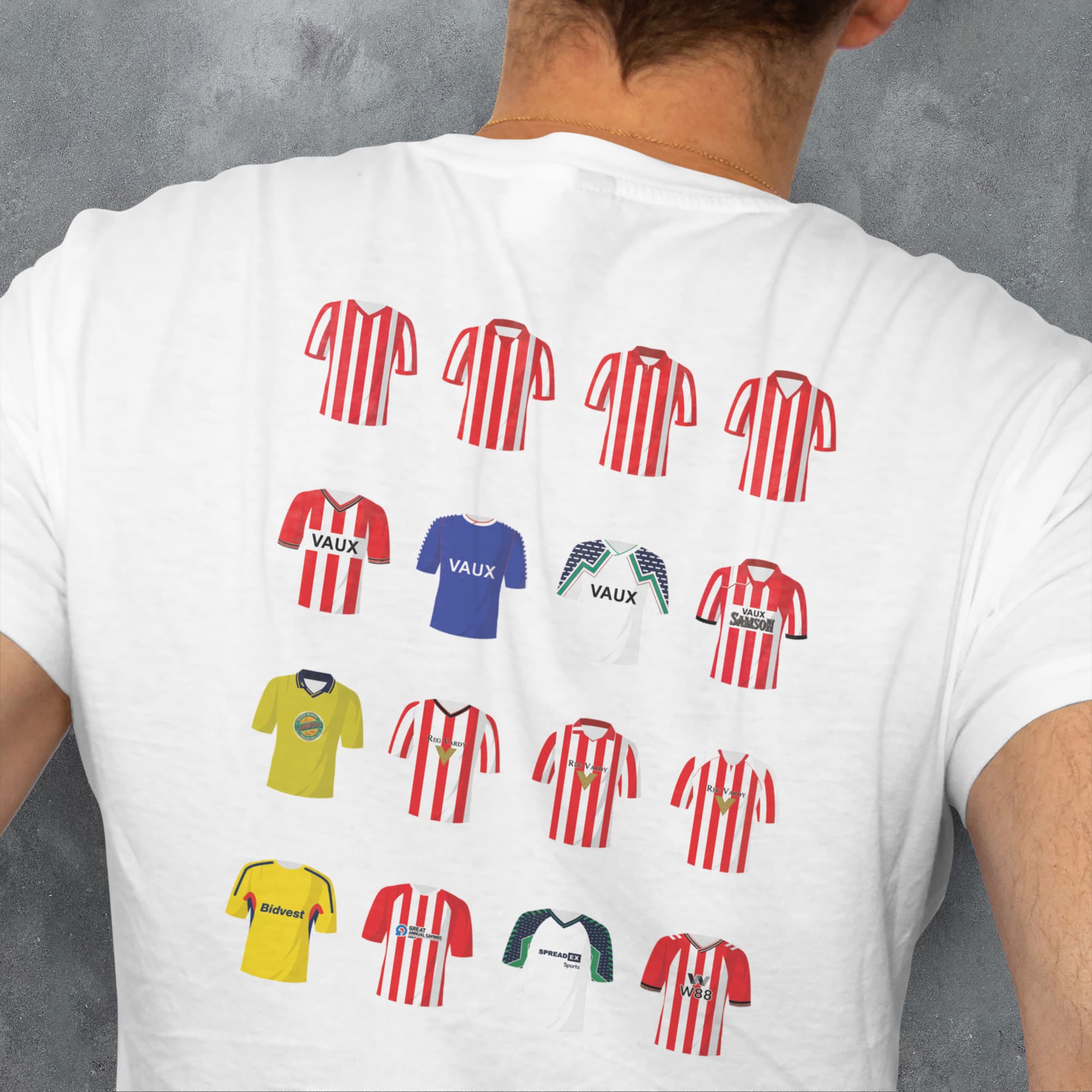 Sunderland Classic Kits Football T-Shirt