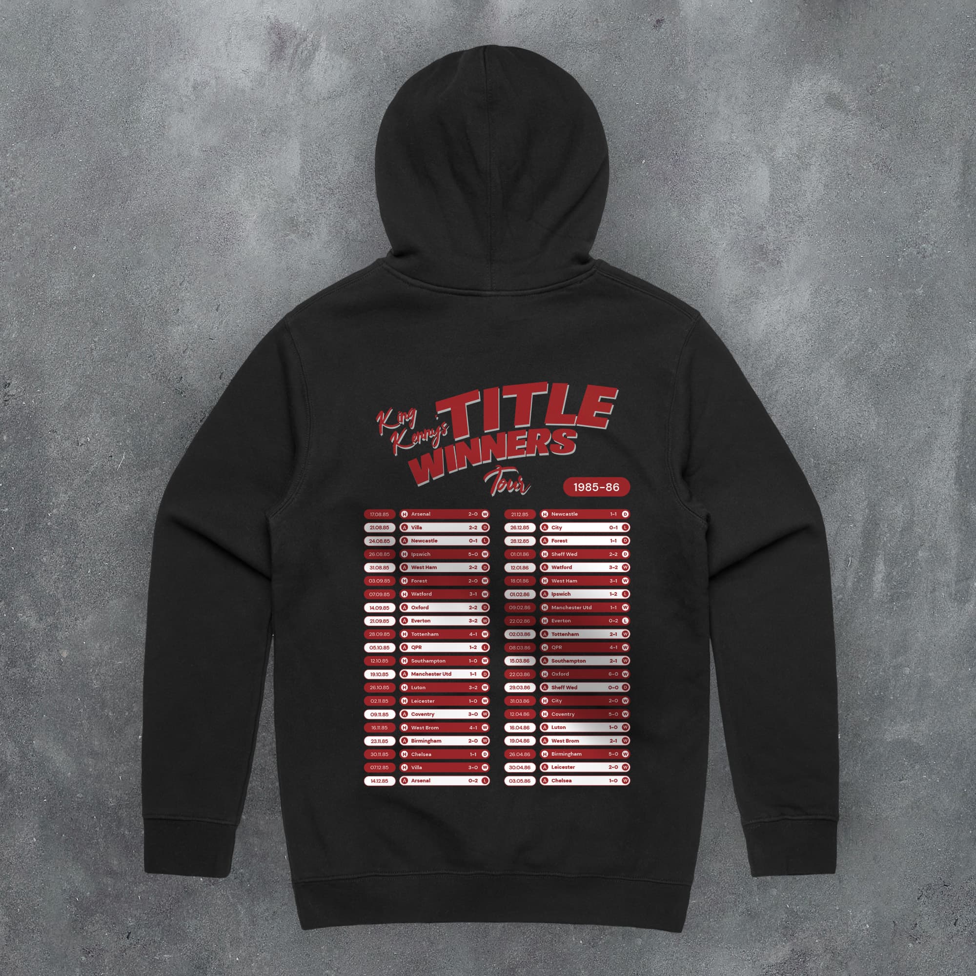 Liverpool 1985-86 'That Season' Tour Football Hoodie