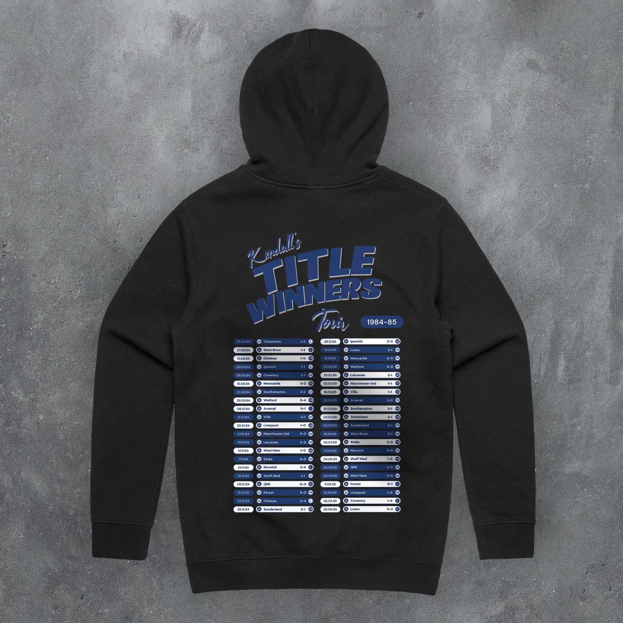 Everton 1984-85 'That Season' Tour Football Hoodie