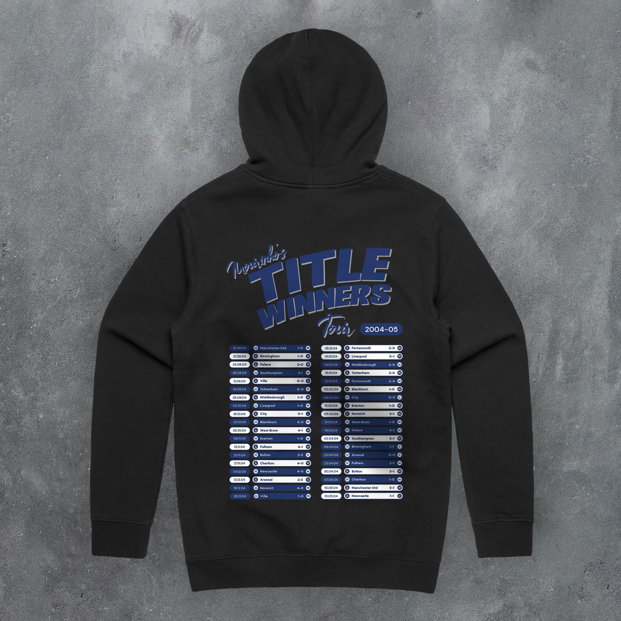 Chelsea 2004-05 'That Season' Tour Football Hoodie