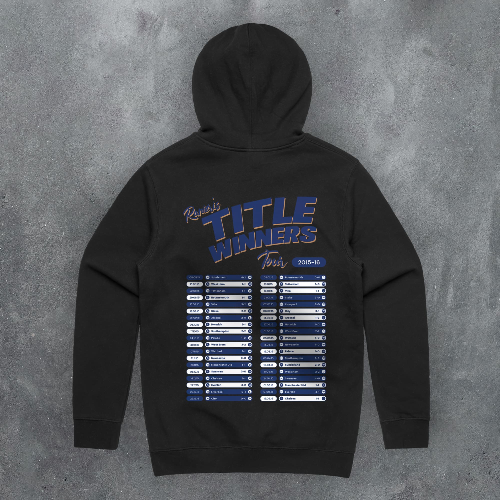 Leicester 2015-16 'That Season' Tour Football Hoodie