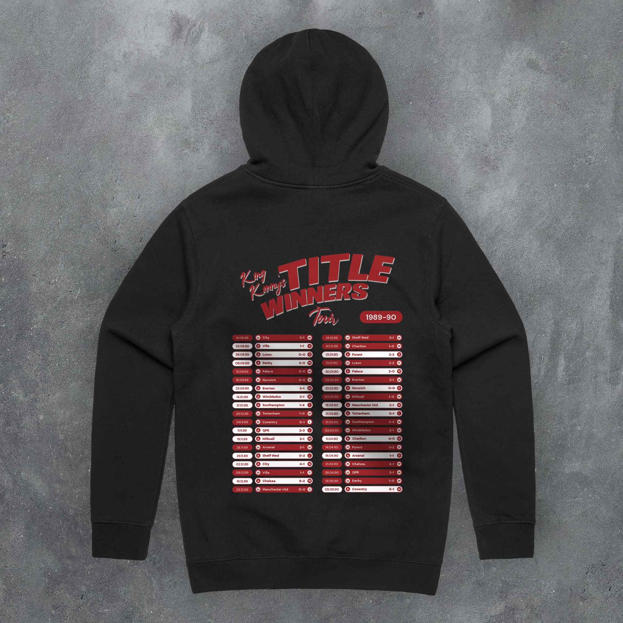 Liverpool 1989-90 'That Season' Tour Football Hoodie