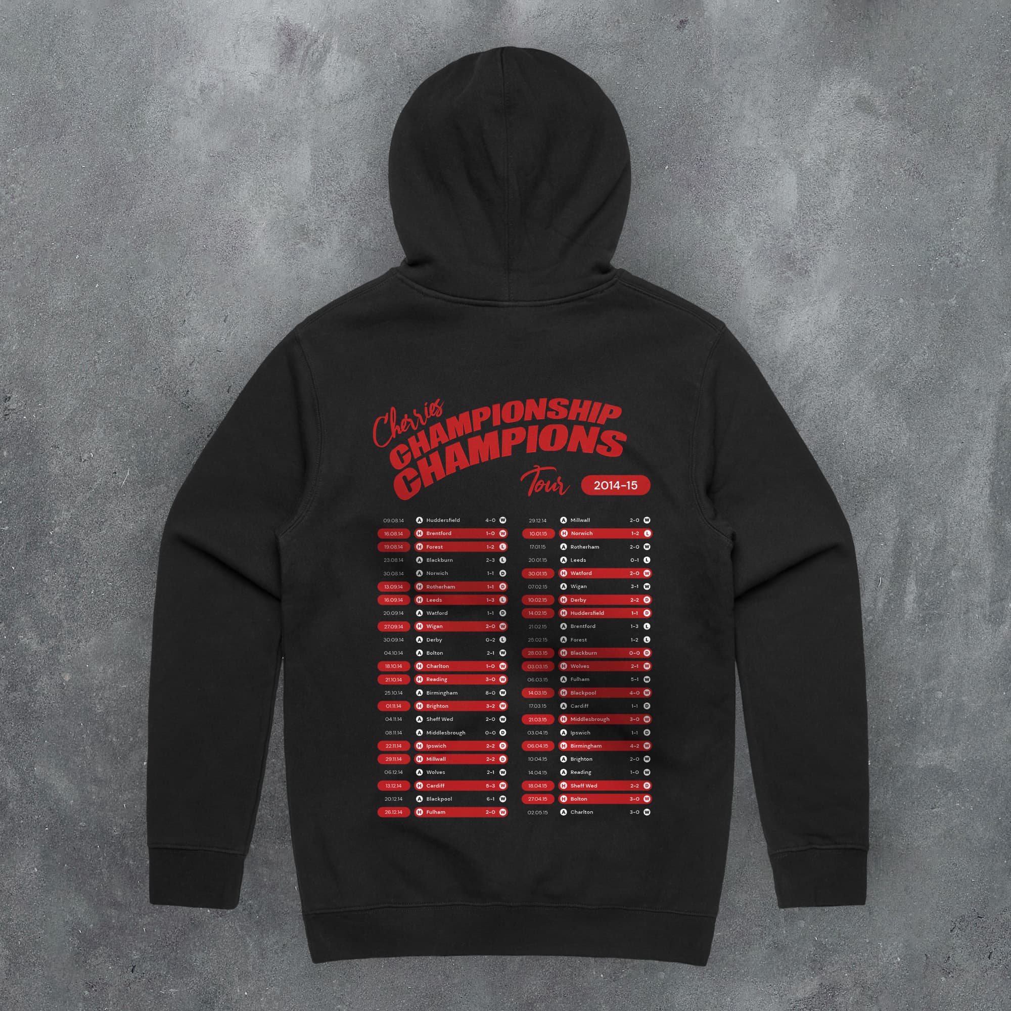 Bournemouth 2014-15 'That Season' Tour Football Hoodie