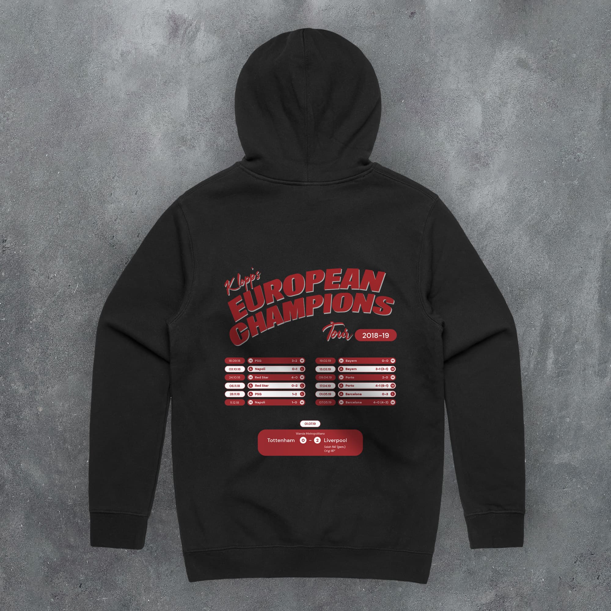 Liverpool 2018-19 'That Season' Tour Football Hoodie