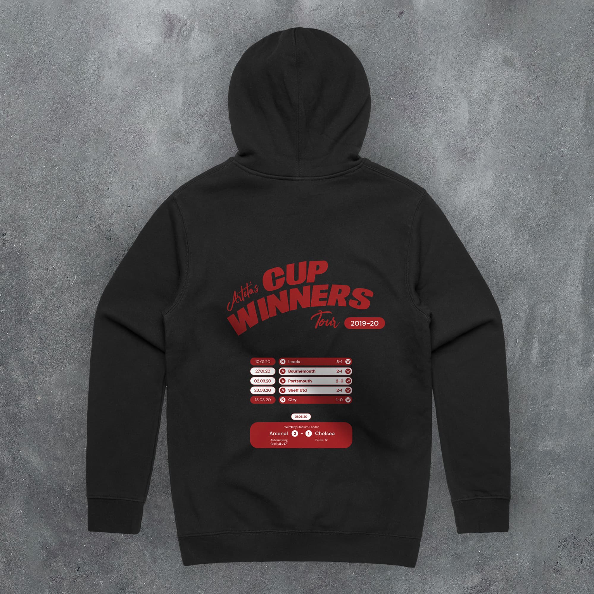 Arsenal 2019-20 'That Season' Tour Football Hoodie