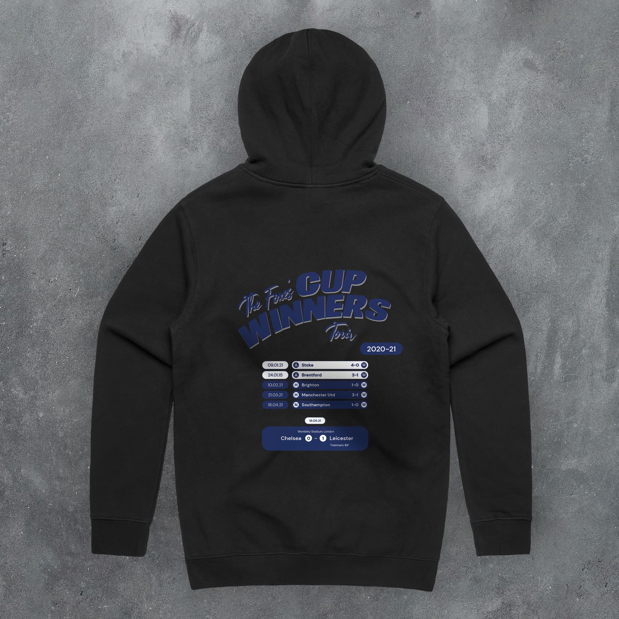 Leicester 2020-21 'That Season' Tour Football Hoodie