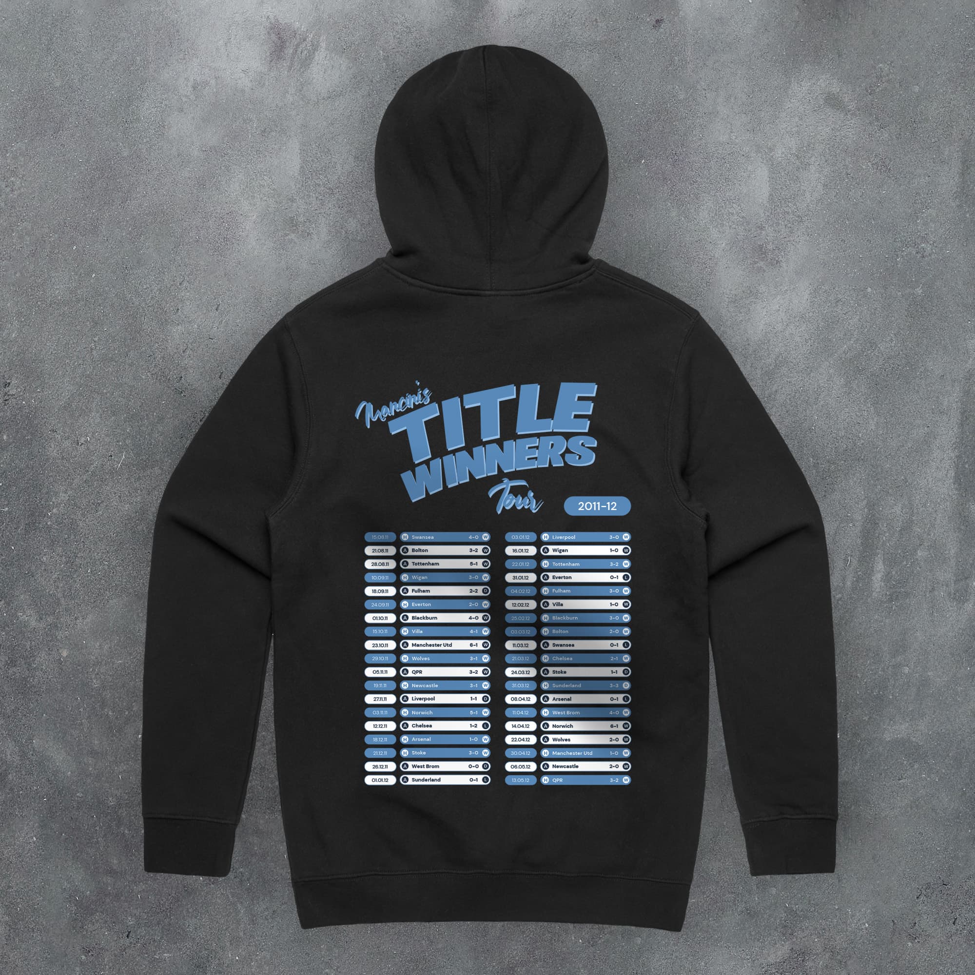 City 2011-12 'That Season' Tour Football Hoodie