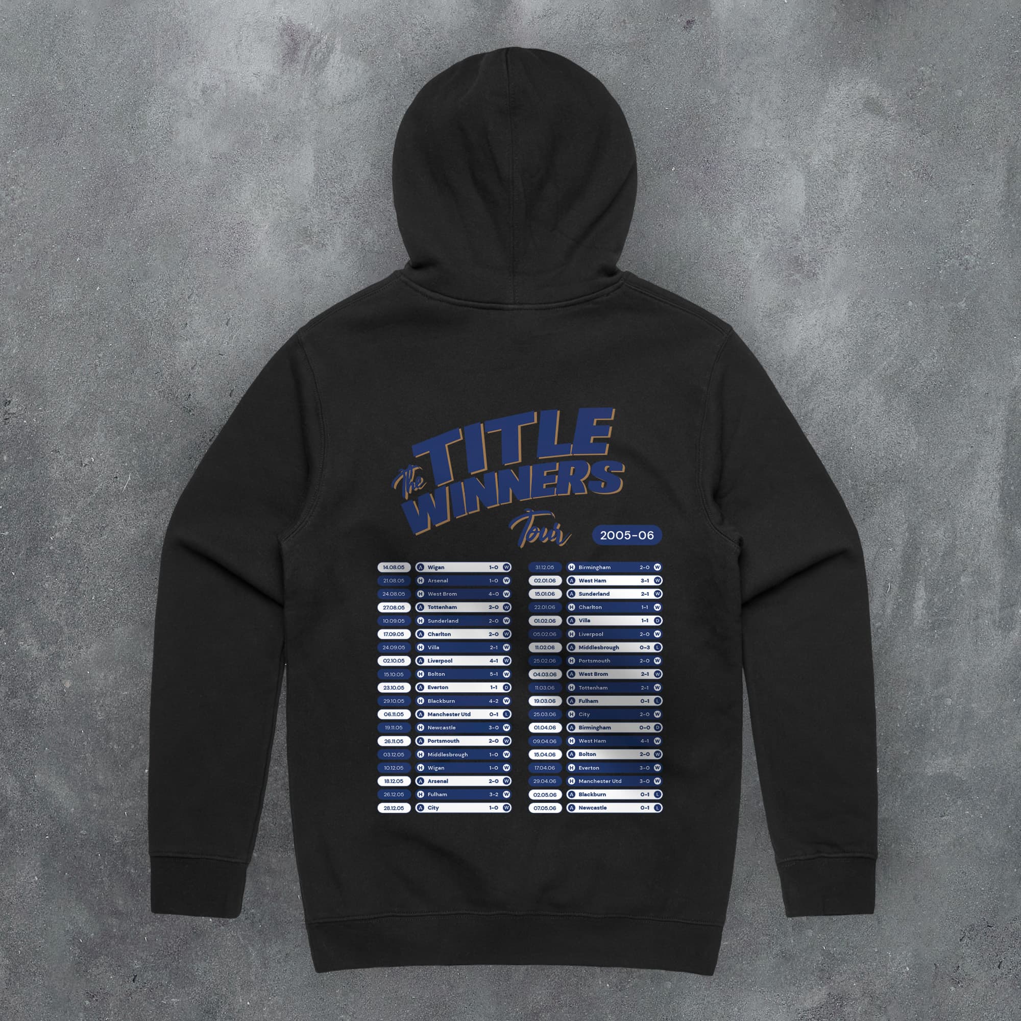 Chelsea 2005-06 'That Season' Tour Football Hoodie