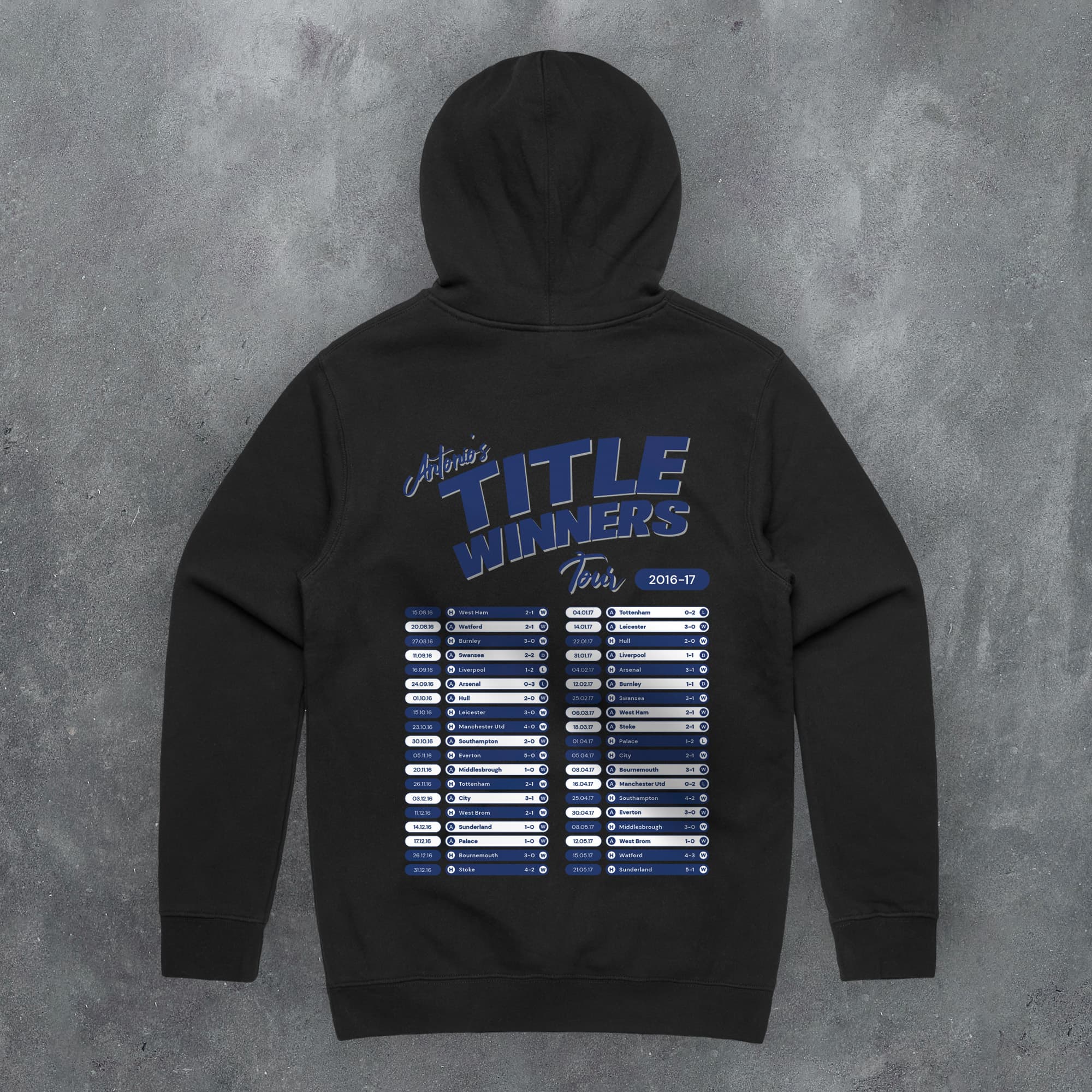 Chelsea 2016-17 'That Season' Tour Football Hoodie