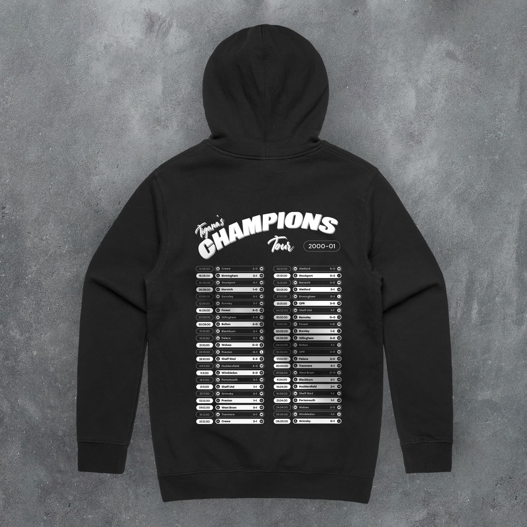 Fulham 2000-01 'That Season' Tour Football Hoodie