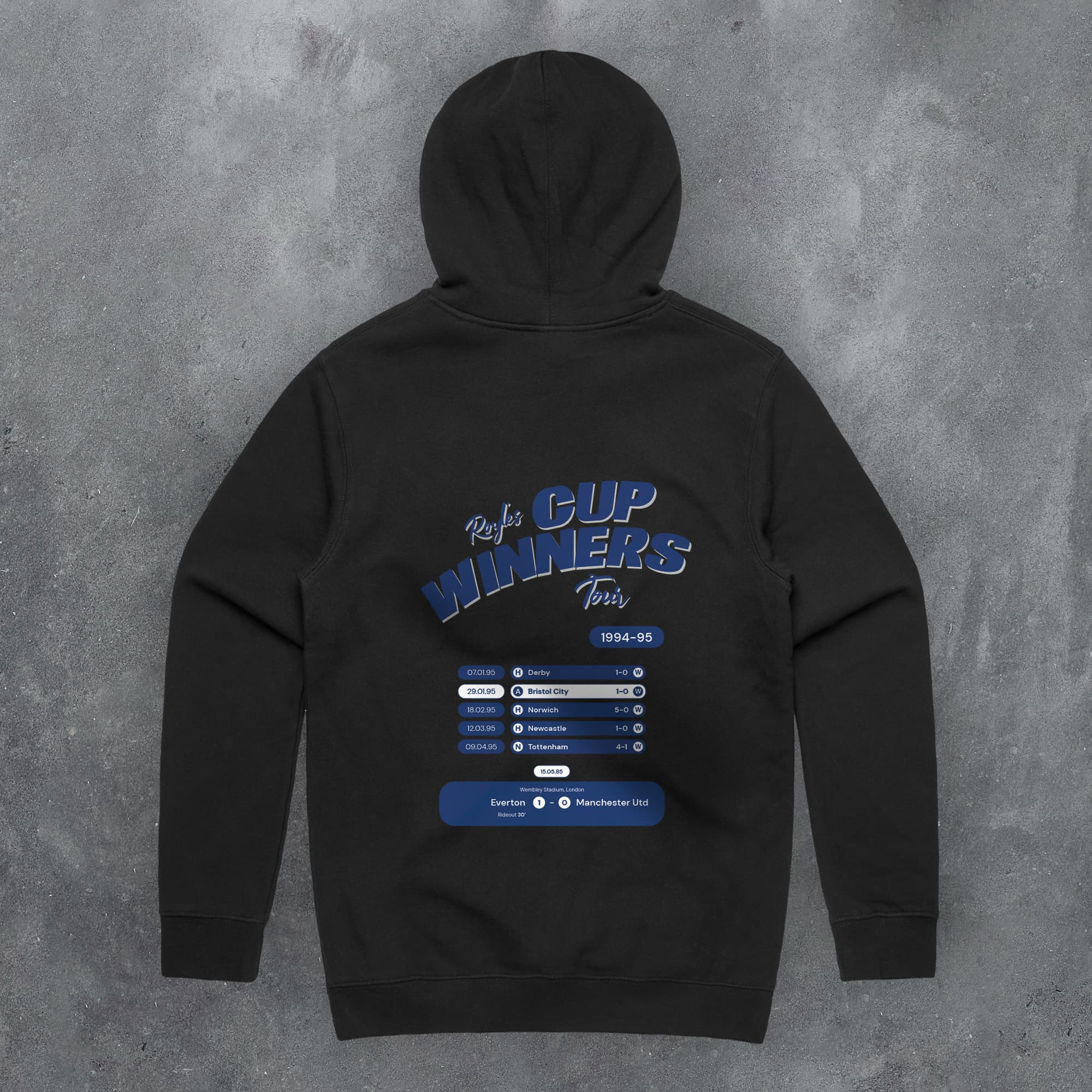 Everton 1994-95 'That Season' Tour Football Hoodie