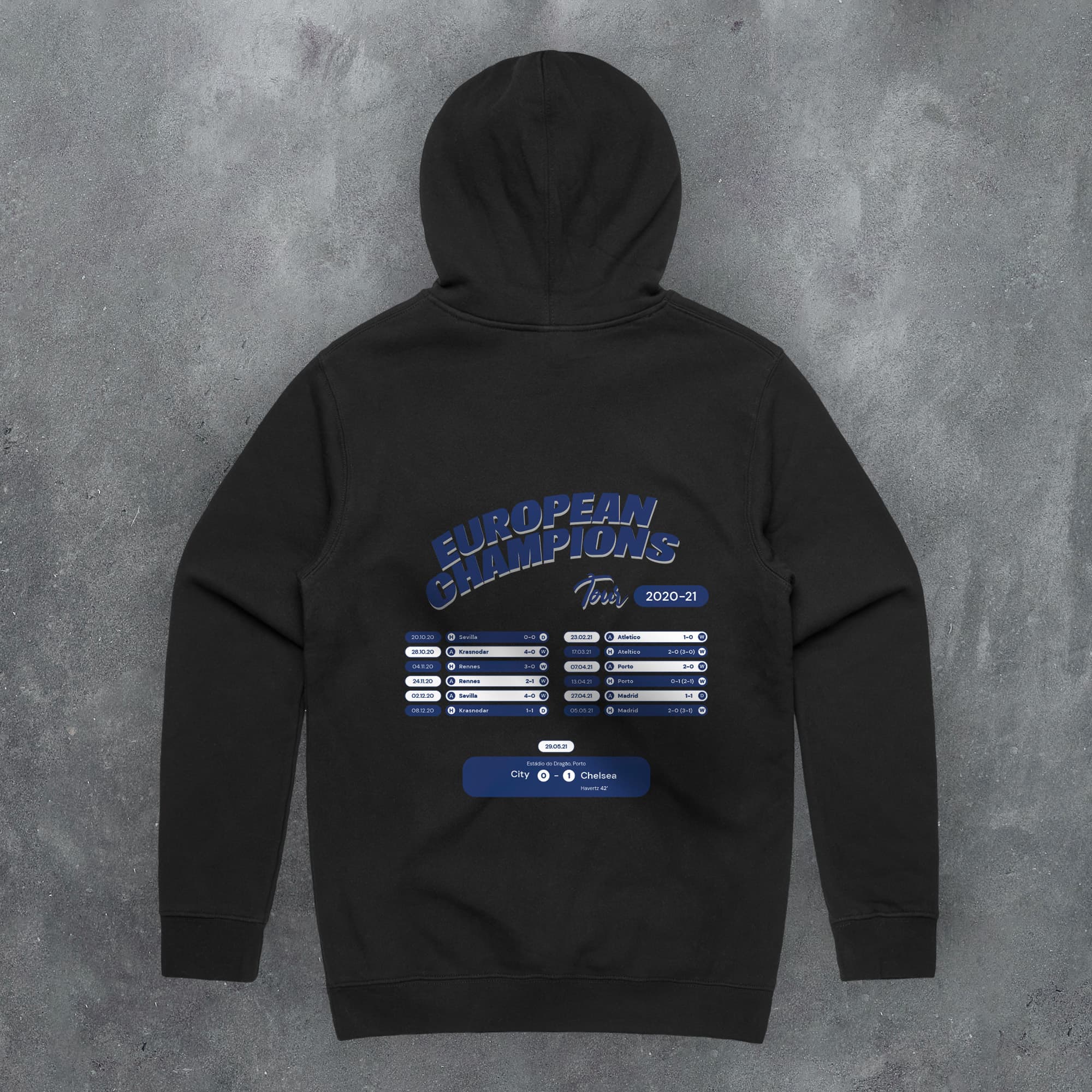 Chelsea 2020-21 'That Season' Tour Football Hoodie