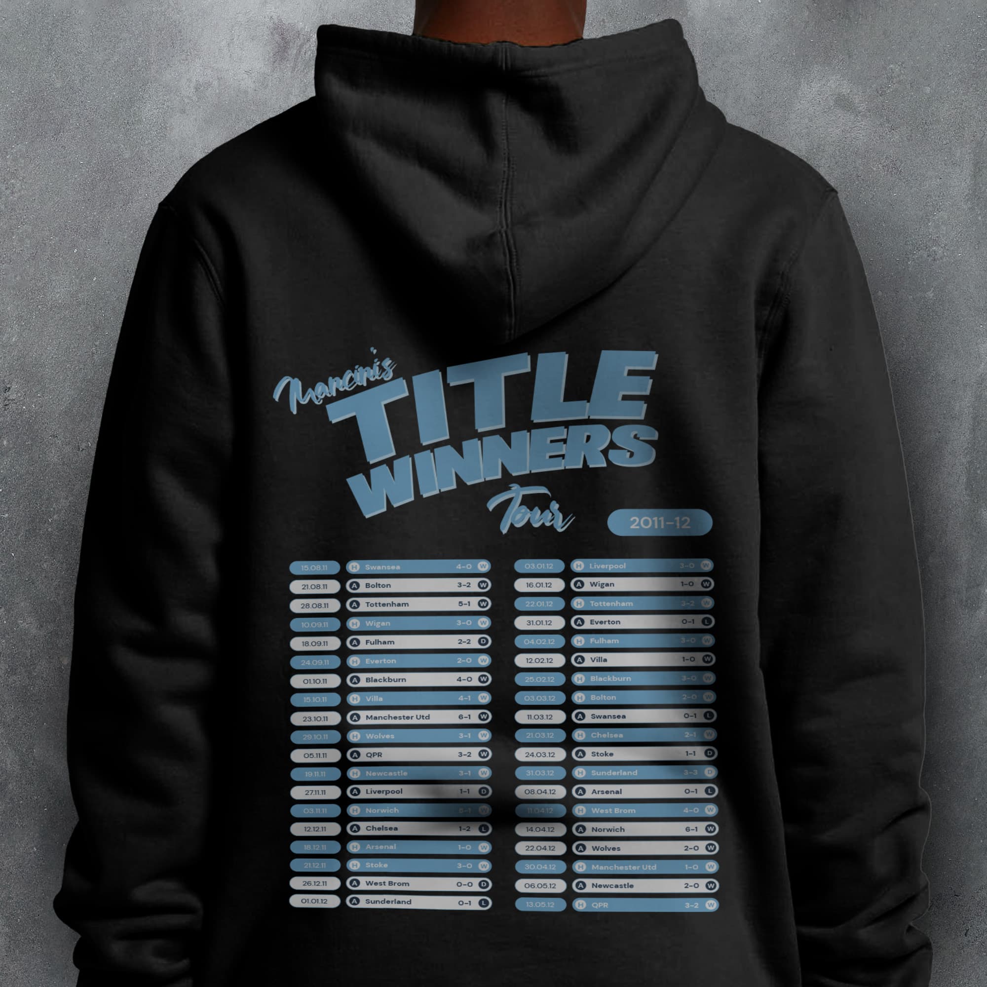 City 2011-12 'That Season' Tour Football Hoodie