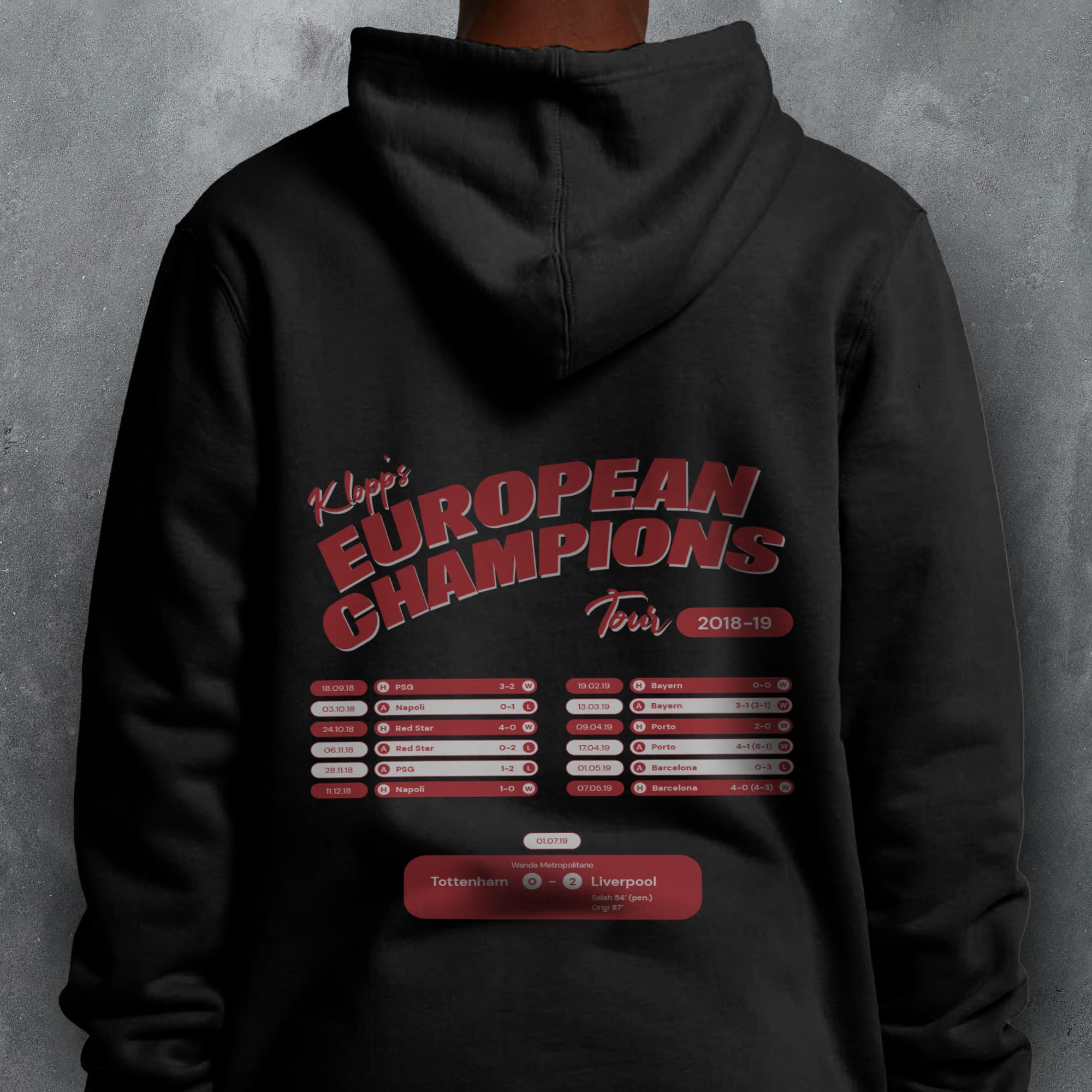 Liverpool 2018-19 'That Season' Tour Football Hoodie