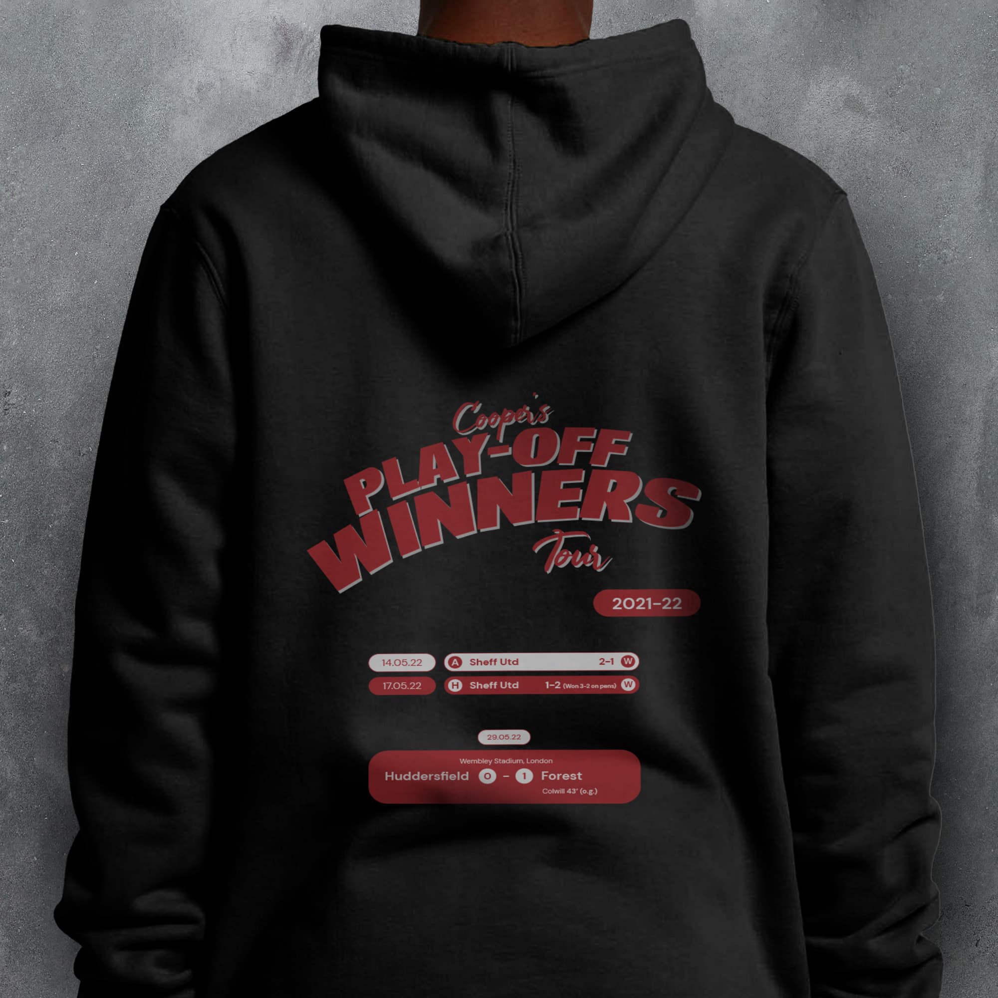 Nottm Forest 2021-22 'That Season' Tour Football Hoodie