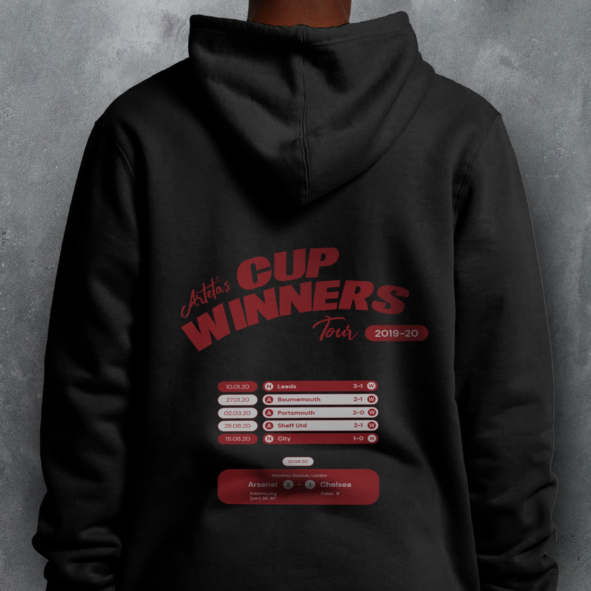 Arsenal 2019-20 'That Season' Tour Football Hoodie