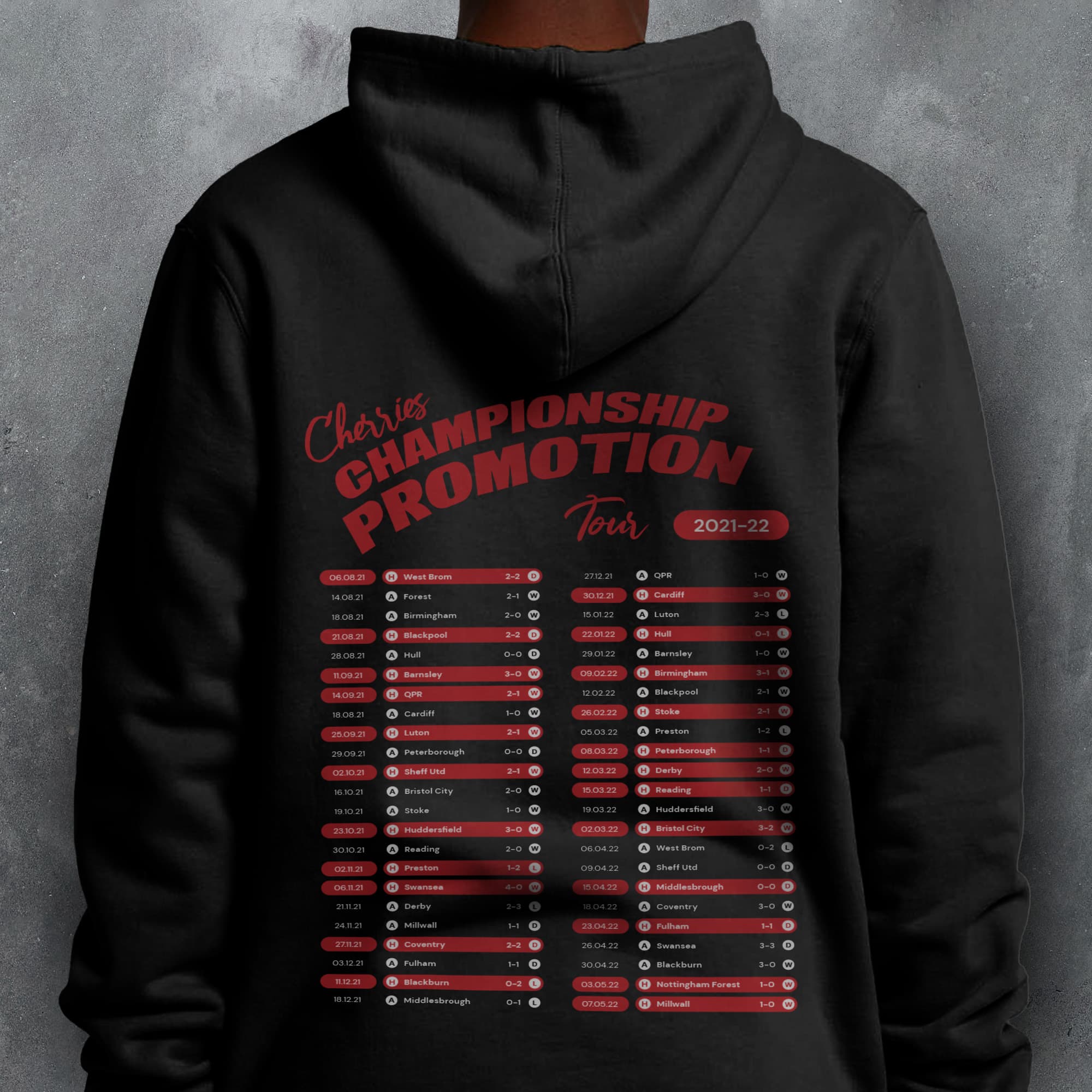 Bournemouth 2021-22 'That Season' Tour Football Hoodie