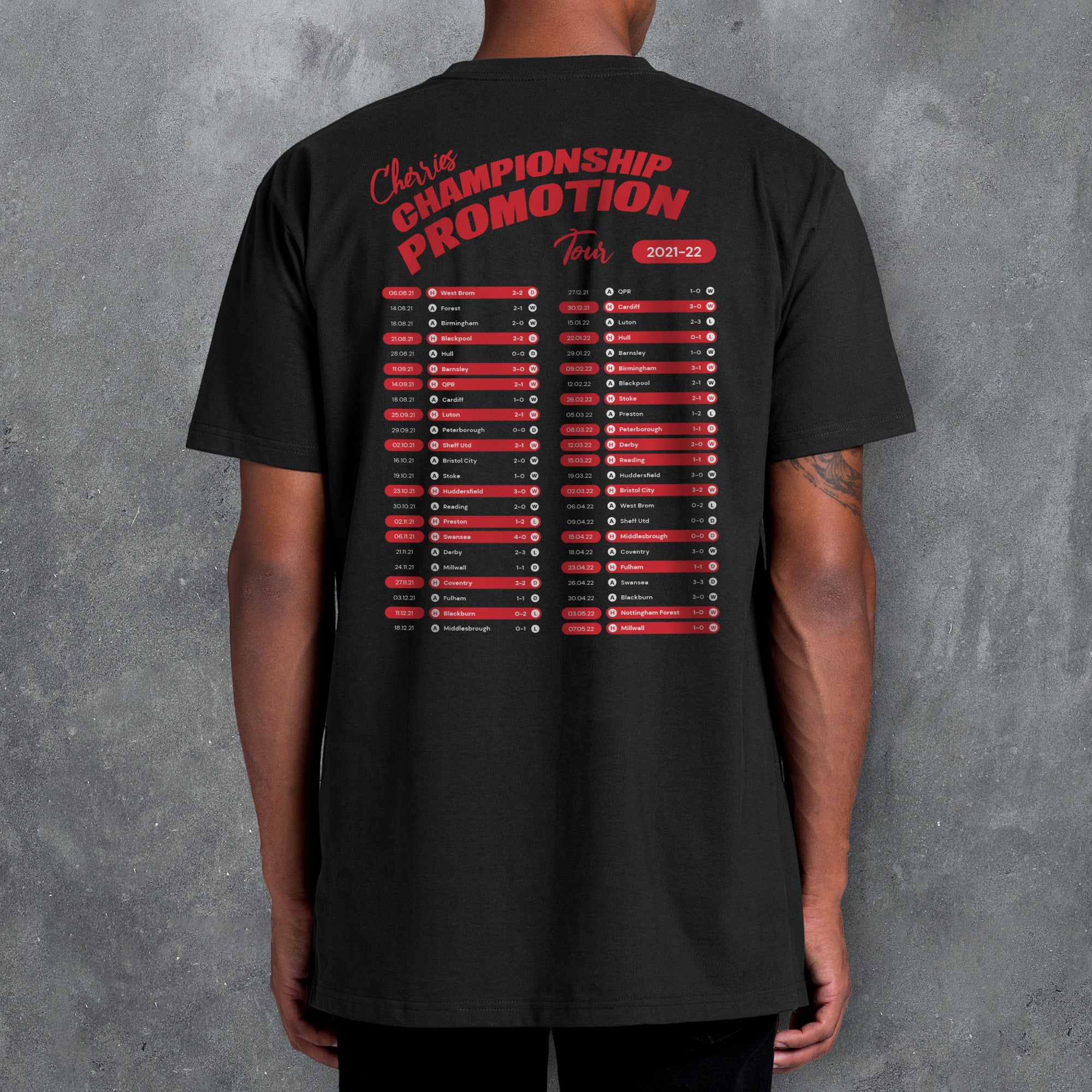 Bournemouth 2021-22 'That Season' Tour Football T-Shirt