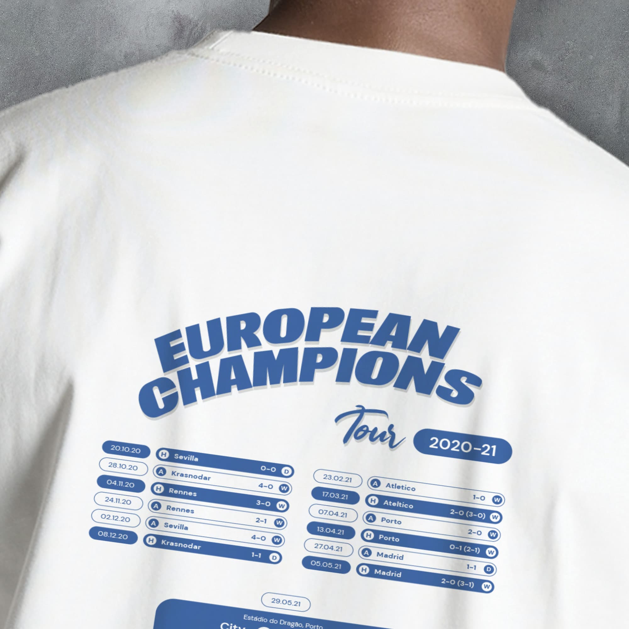 Chelsea 2020-21 'That Season' Tour Football T-Shirt