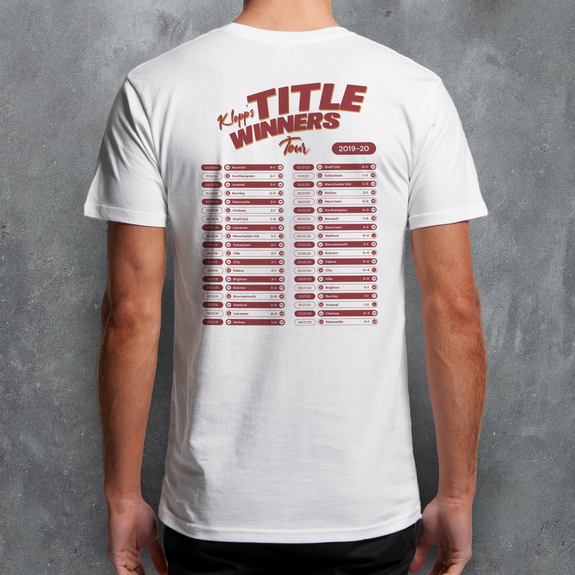 Liverpool 2019-20 'That Season' Tour Football T-Shirt