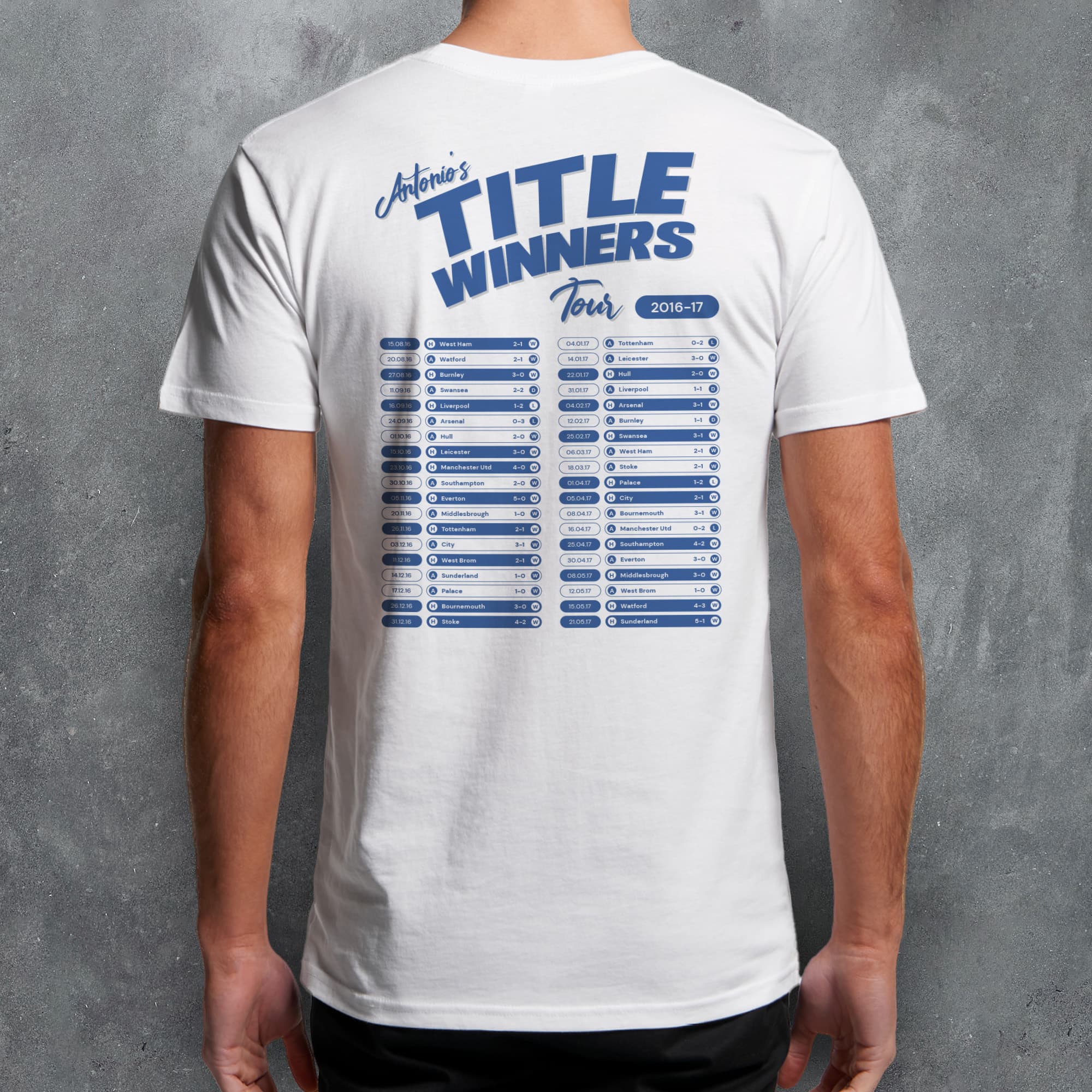 Chelsea 2016-17 'That Season' Tour Football T-Shirt