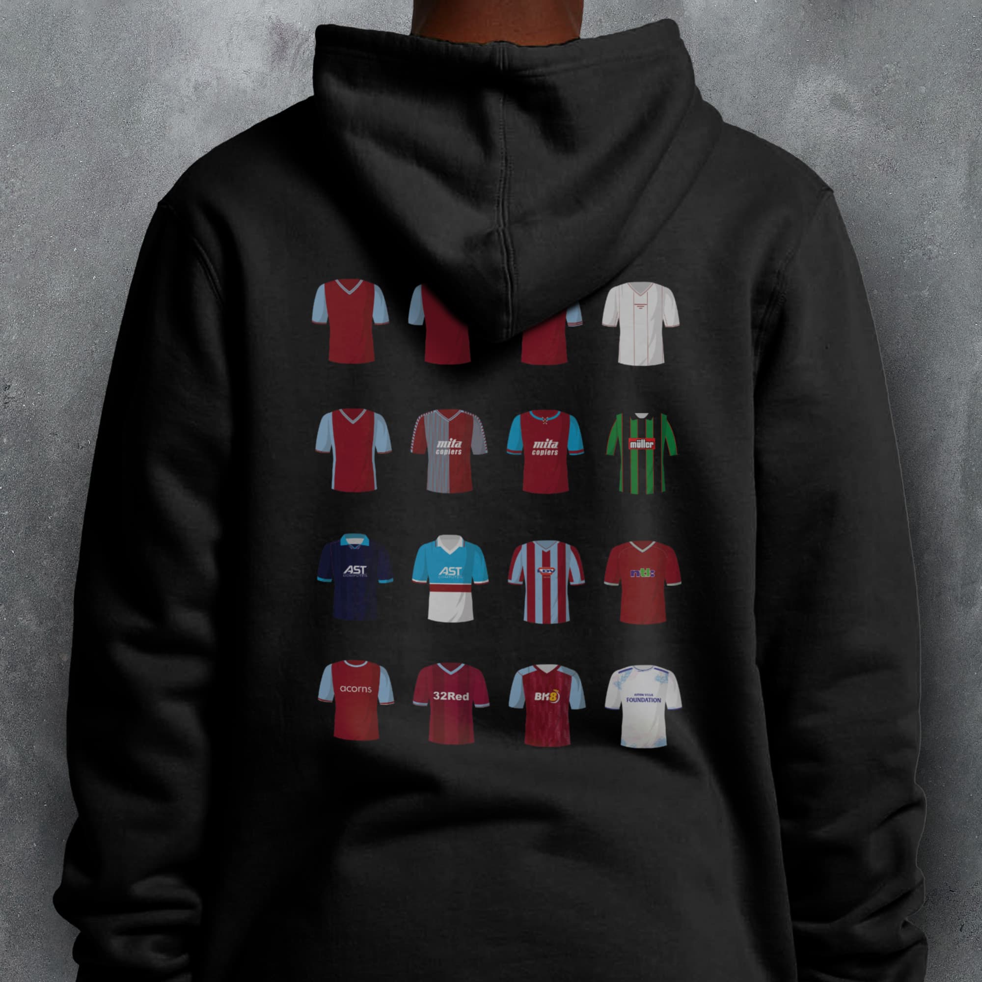Villa Classic Kits Football Hoodie