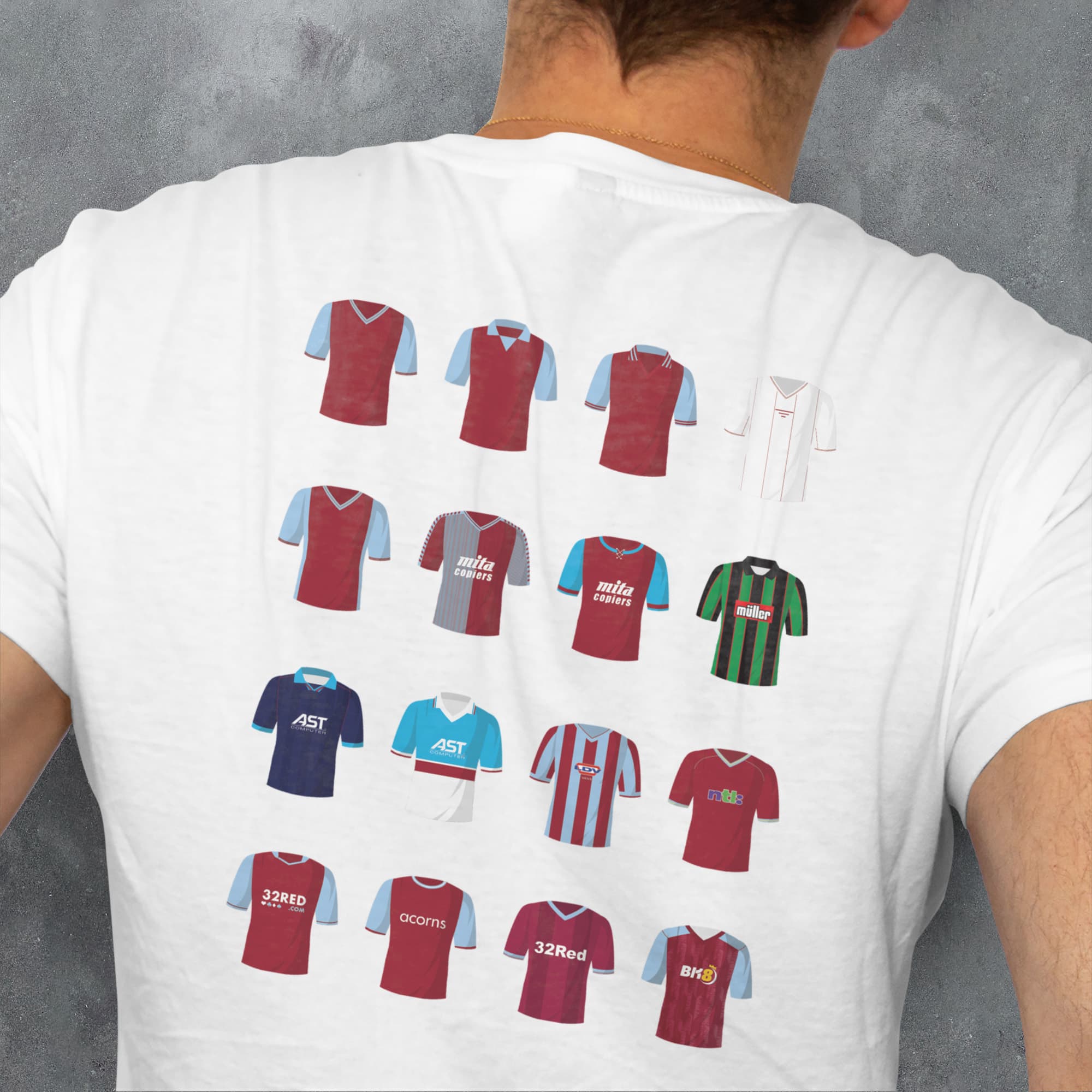 Villa Classic Kits Football T-Shirt