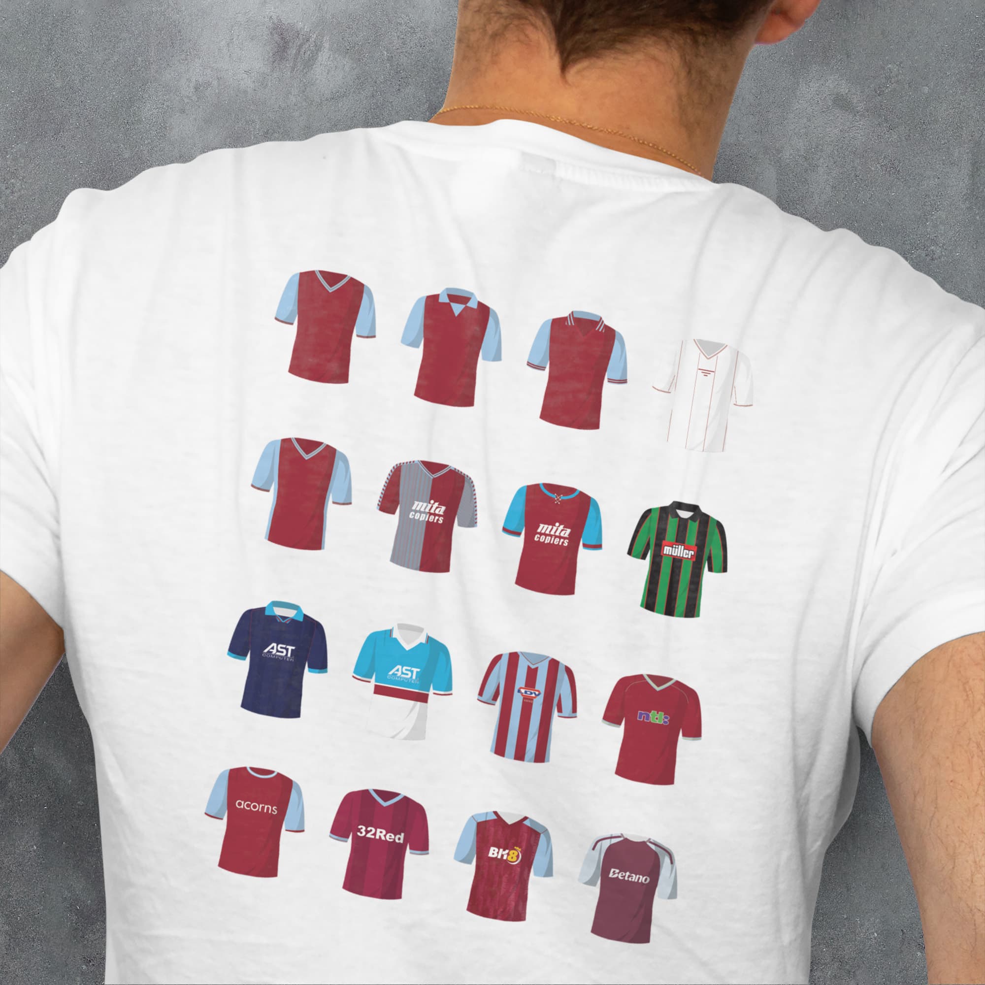Villa Classic Kits Football T-Shirt