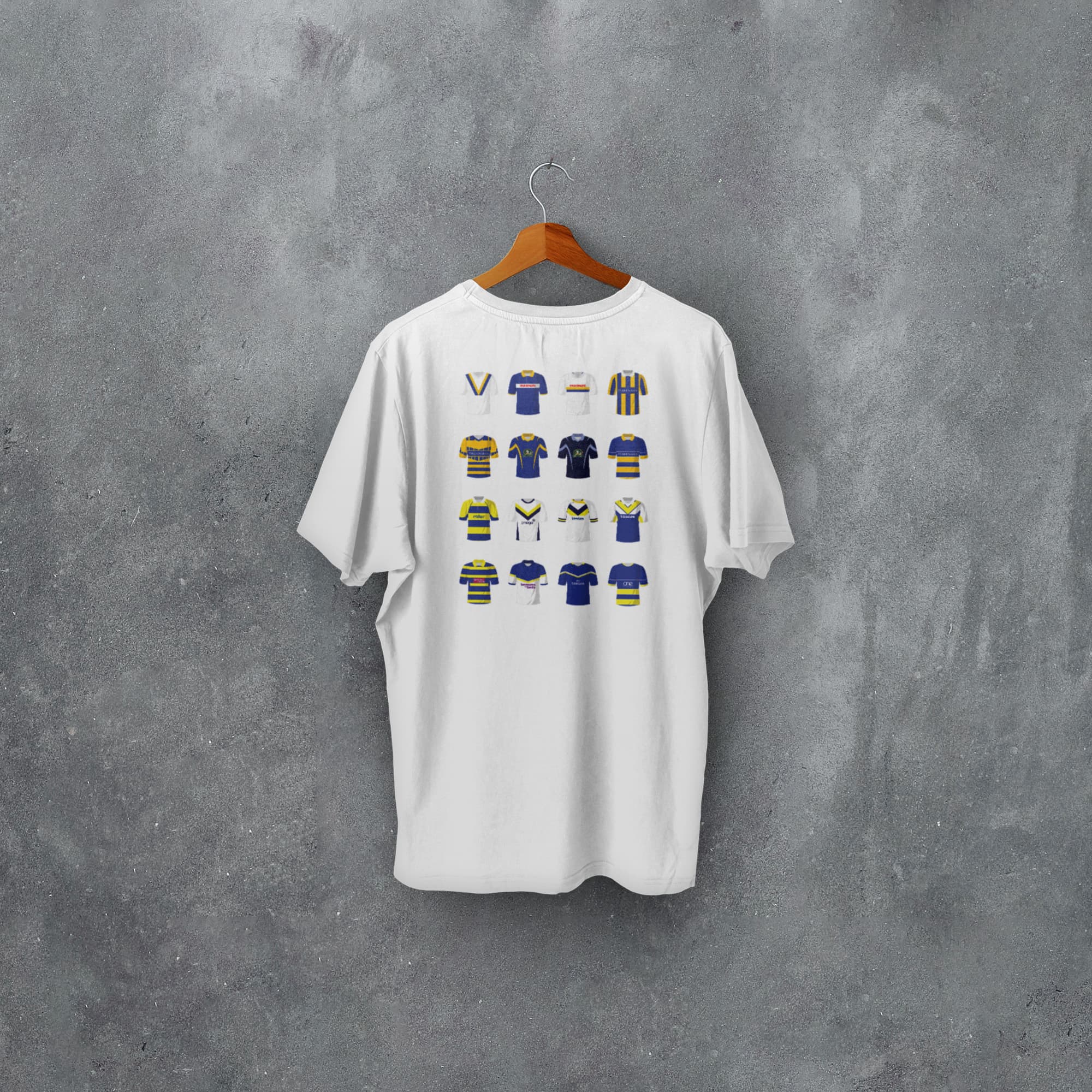 Warrington Rugby League Classic Kits T-Shirt