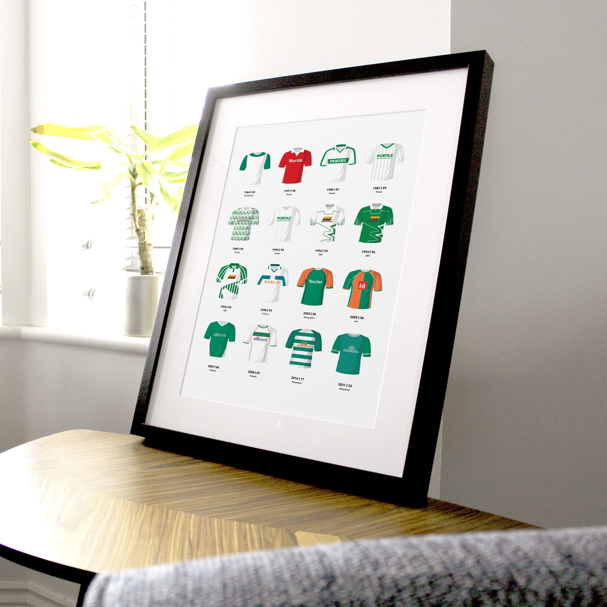 Werder Bremen Classic Kits Football Team Print Good Team On Paper