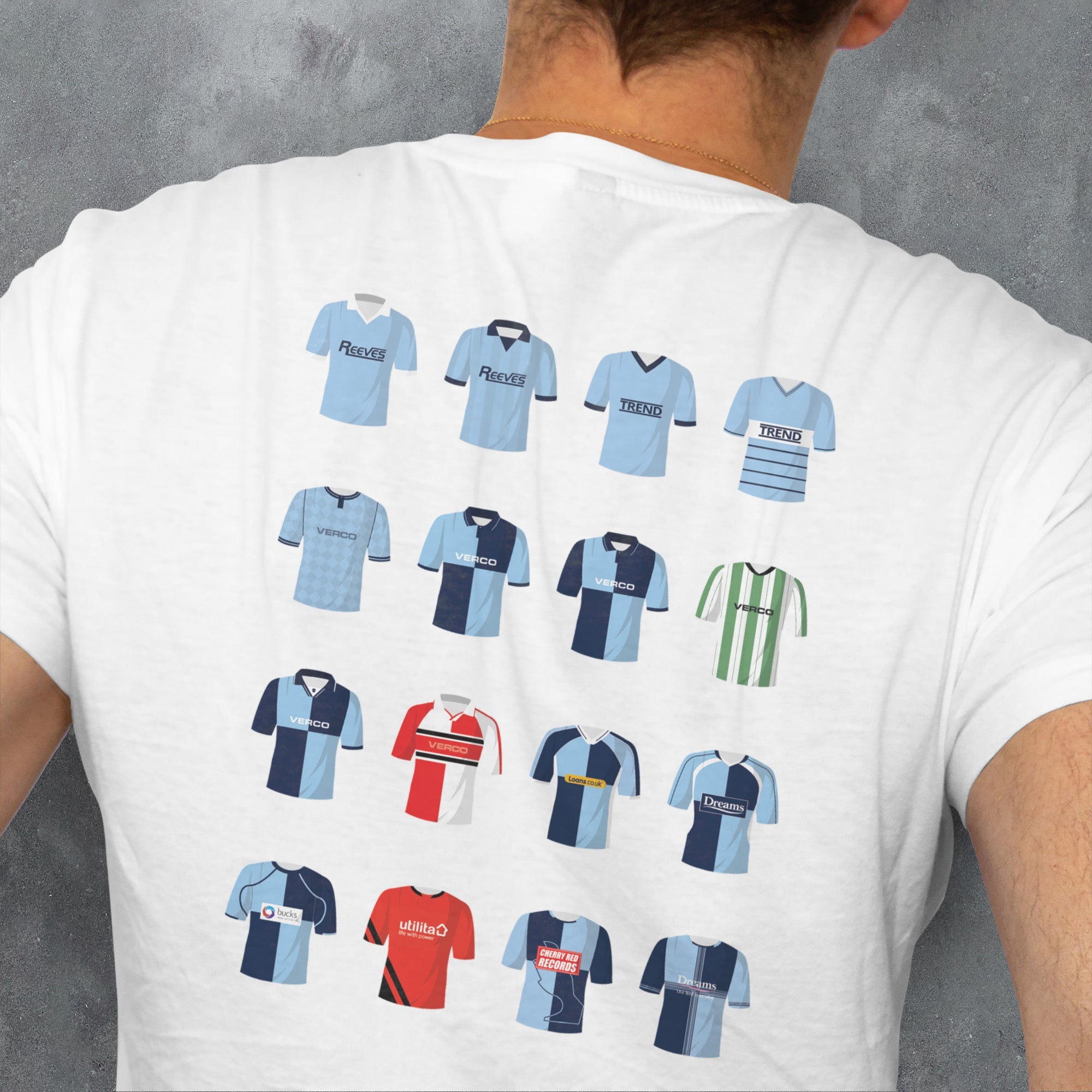 Wycombe Classic Kits Football T-Shirt