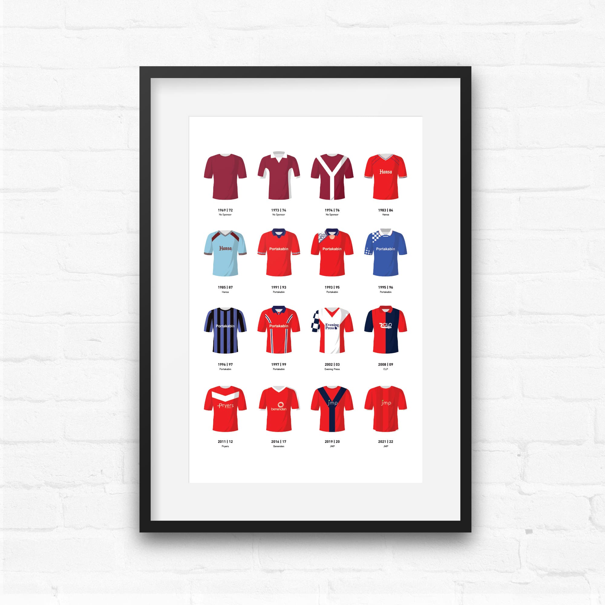 York Classic Kits Football Team Print Good Team On Paper