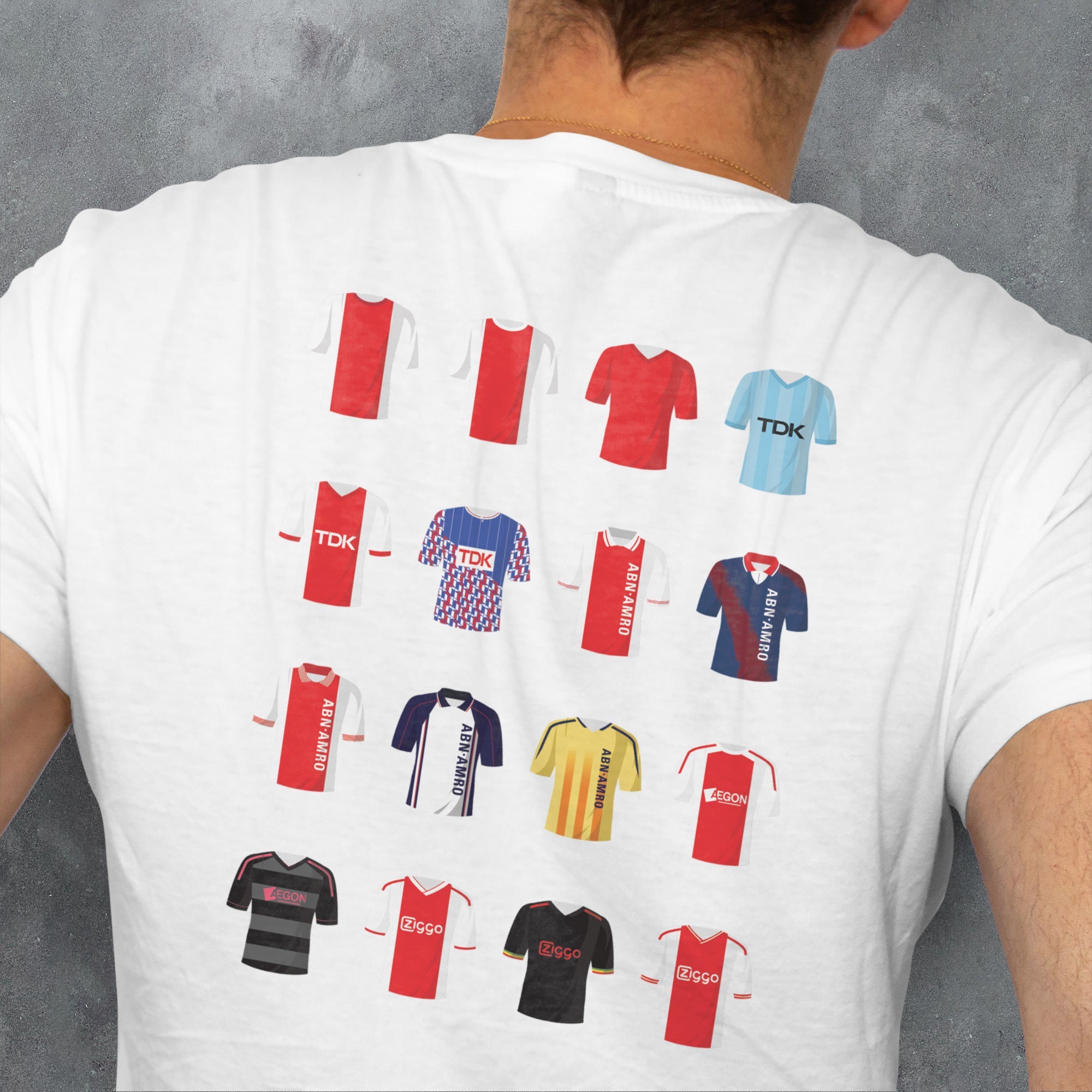 Ajax Classic Kits Football T-Shirt Good Team On Paper