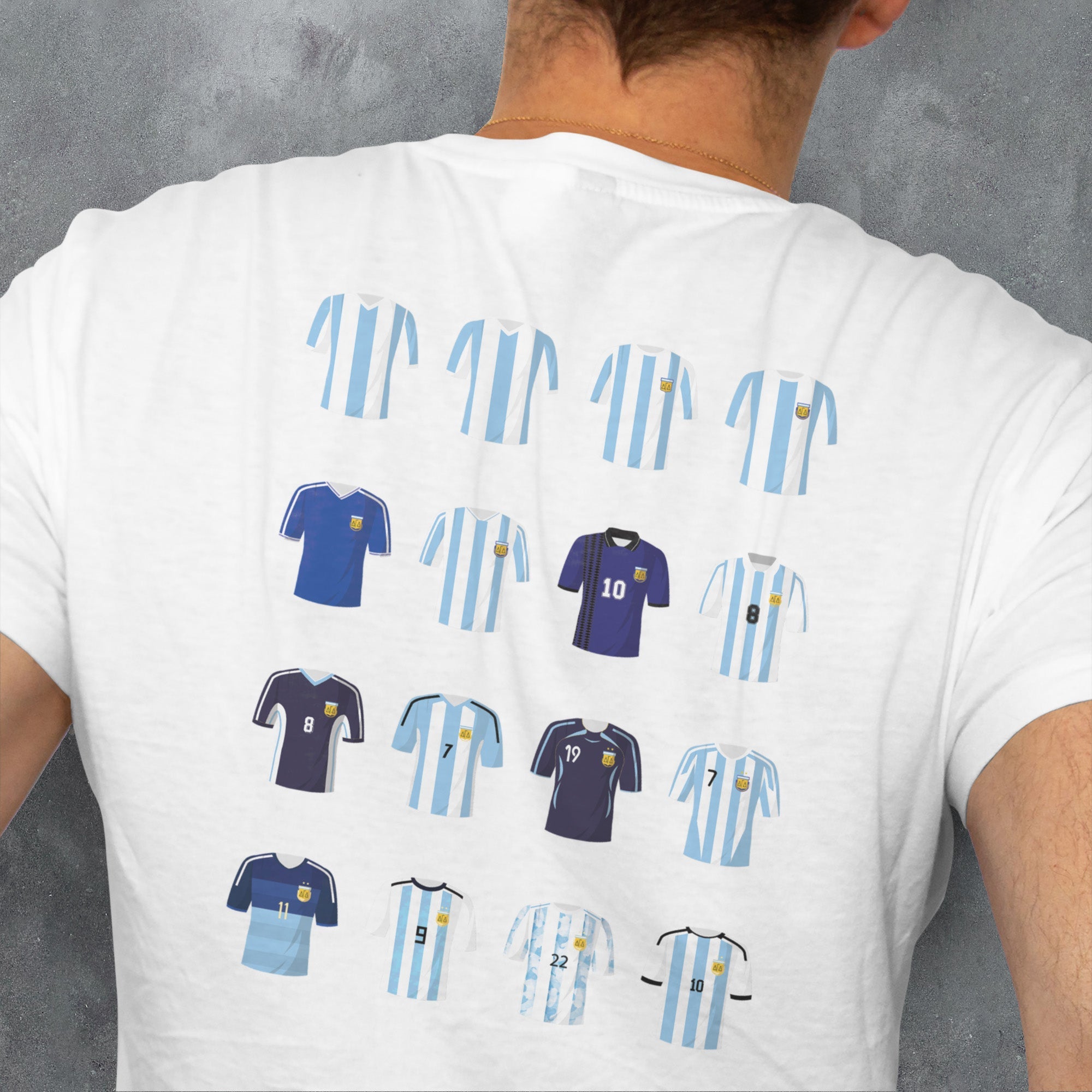 Argentina Classic Kits Football T-Shirt