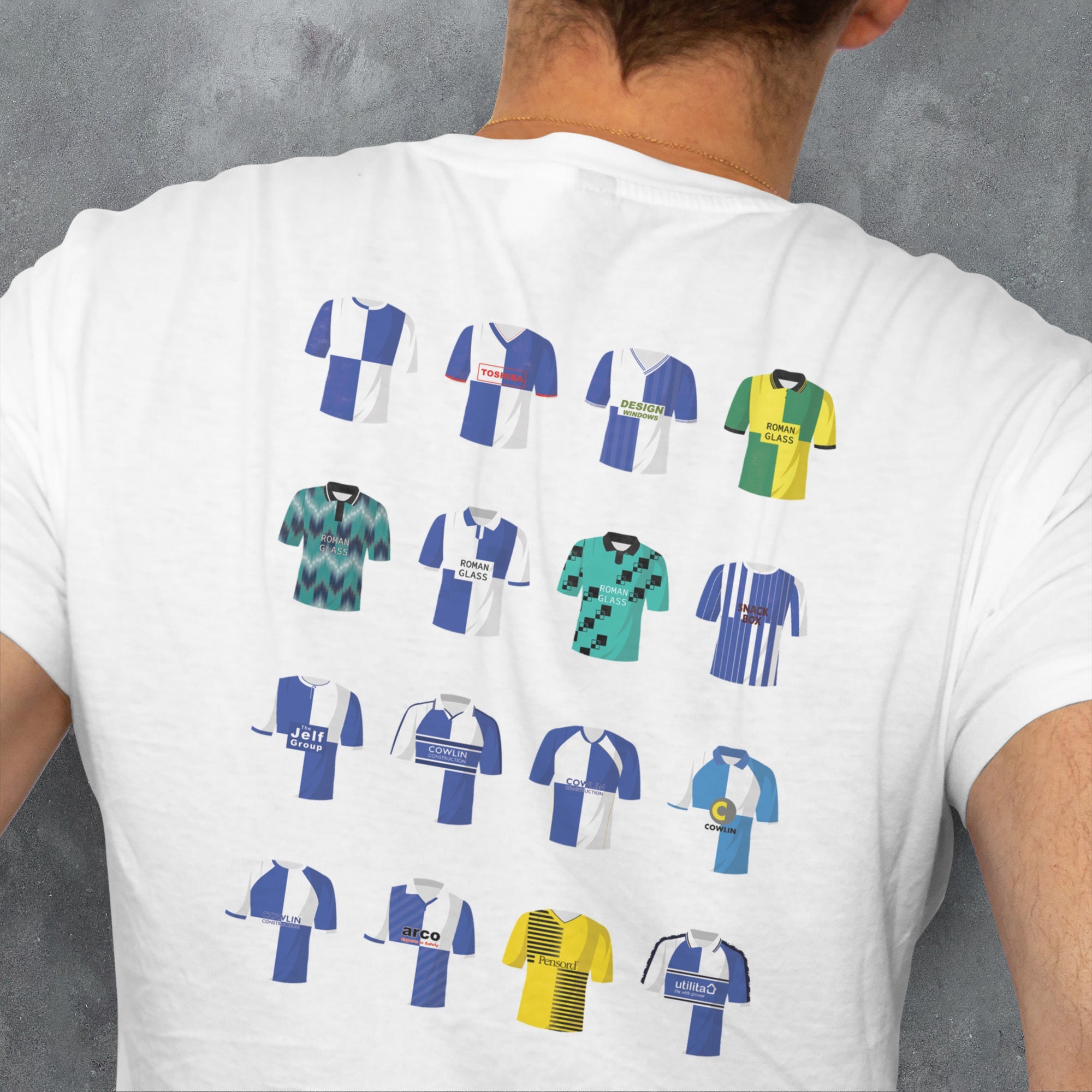 Bristol Rovers Classic Kits Football T-Shirt