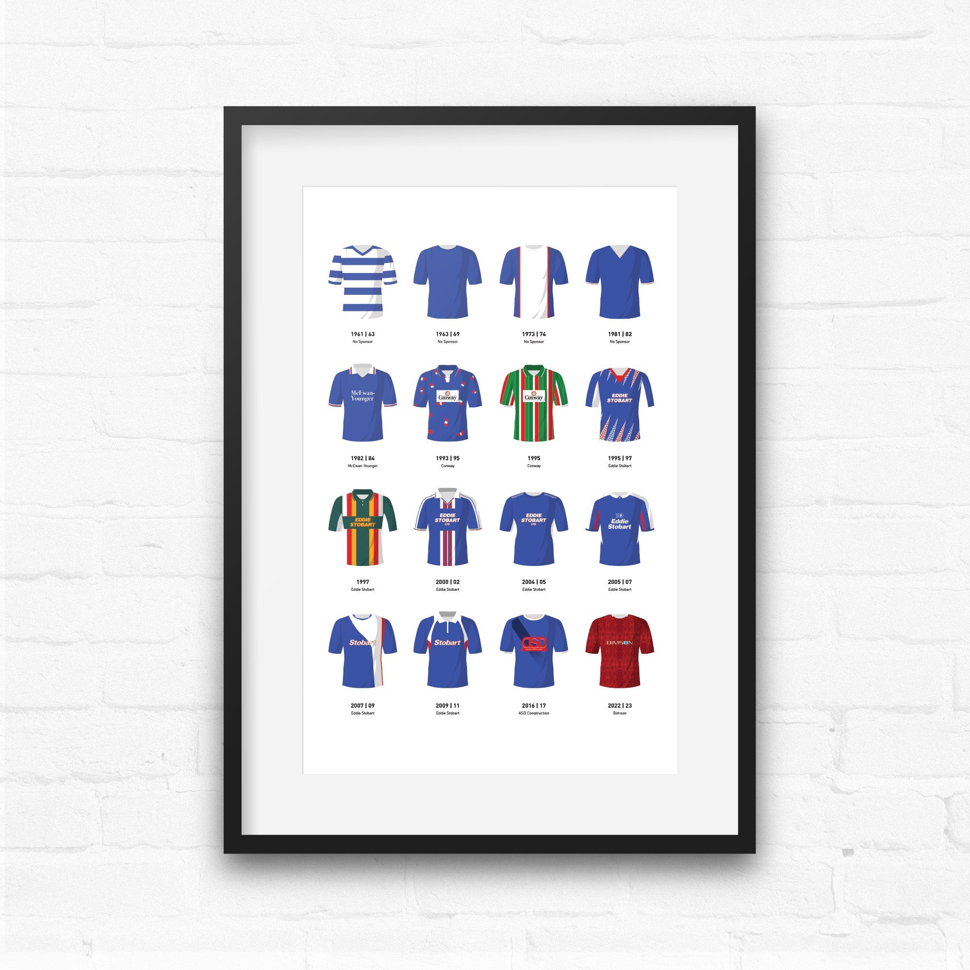Carlisle Classic Kits Football Team Print Good Team On Paper
