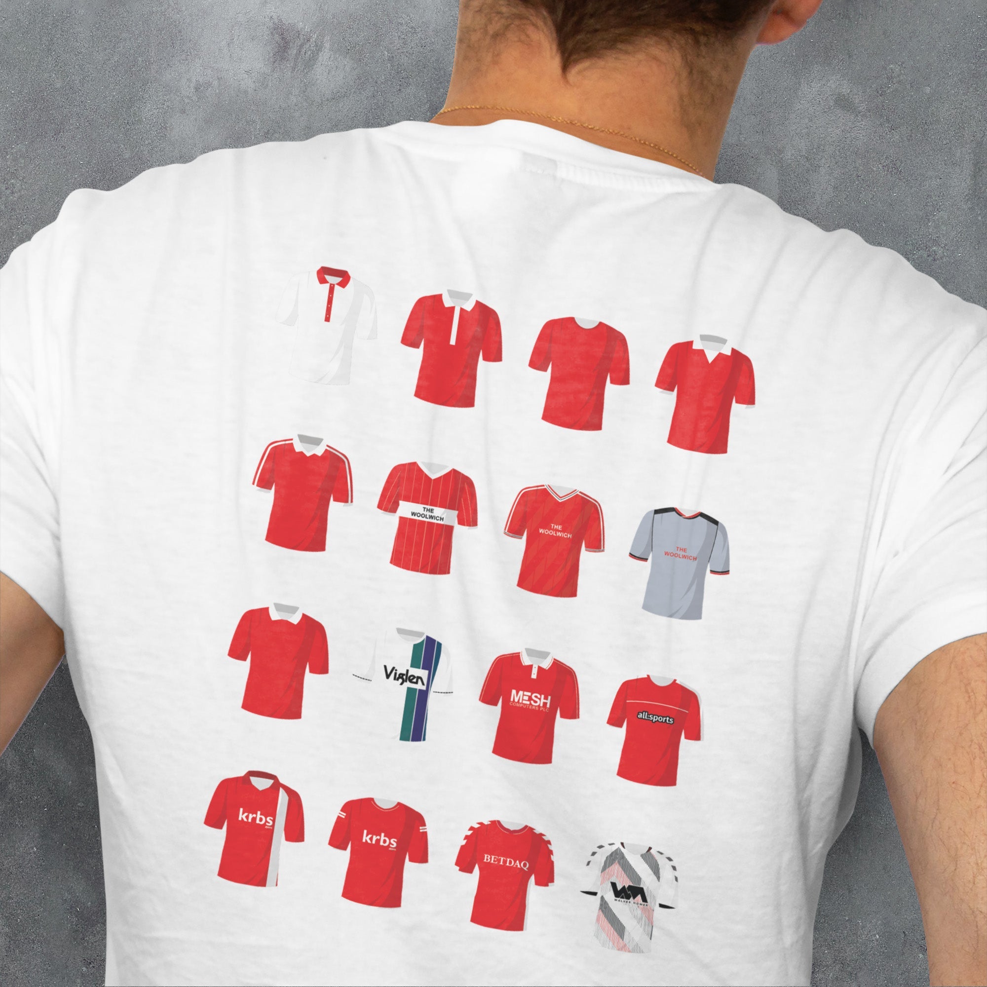 Charlton Classic Kits Football T-Shirt