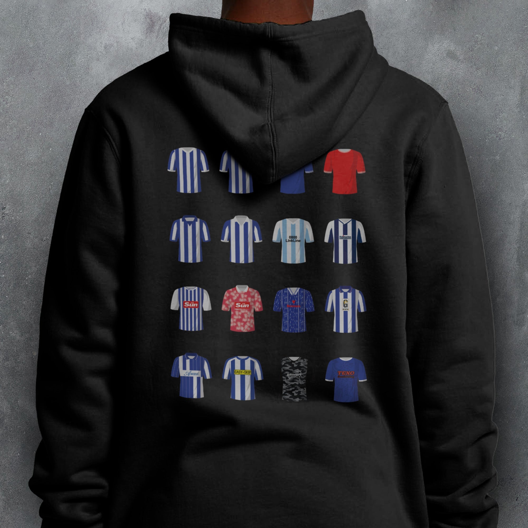 Colchester Classic Kits Football Hoodie Good Team On Paper