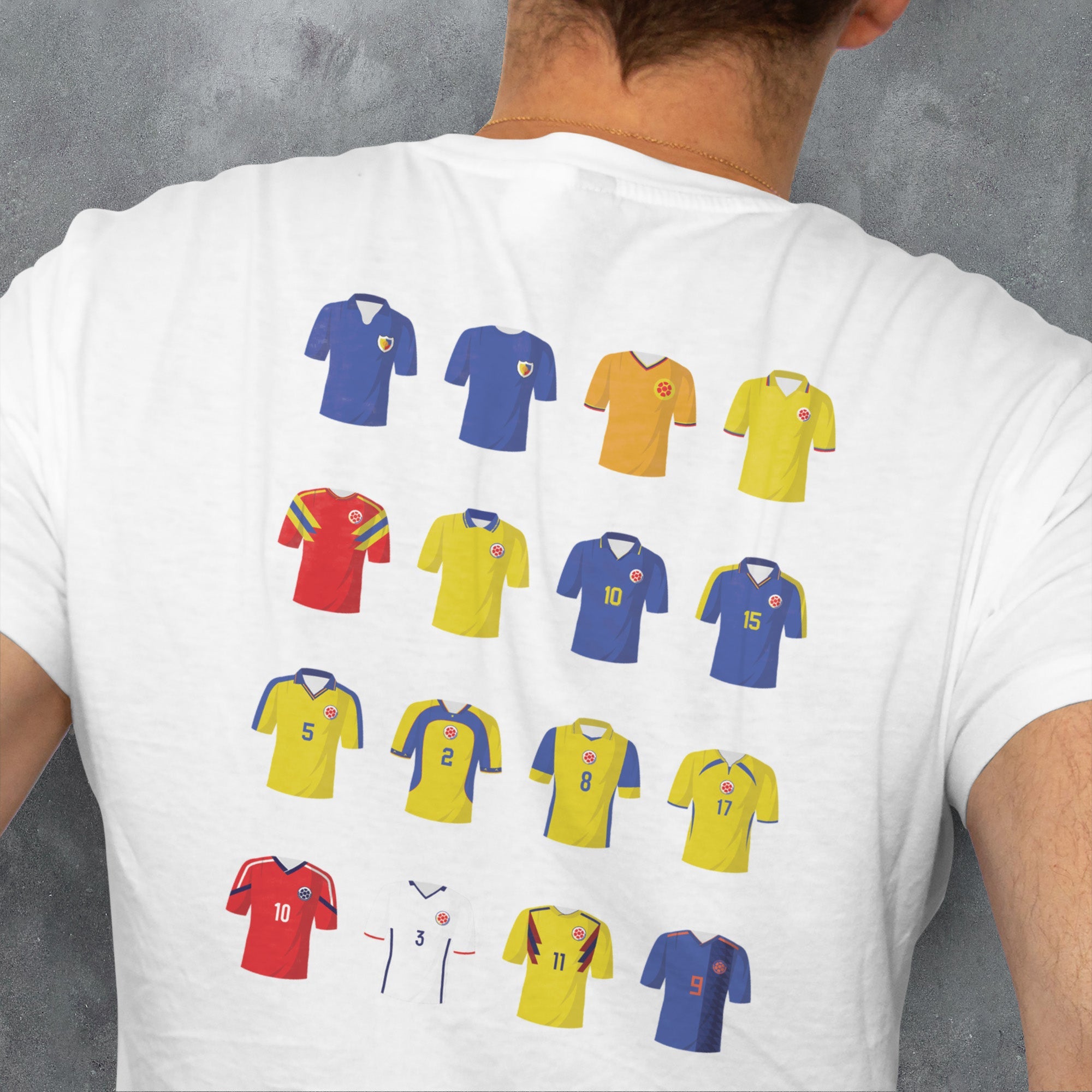 Colombia Classic Kits Football T-Shirt