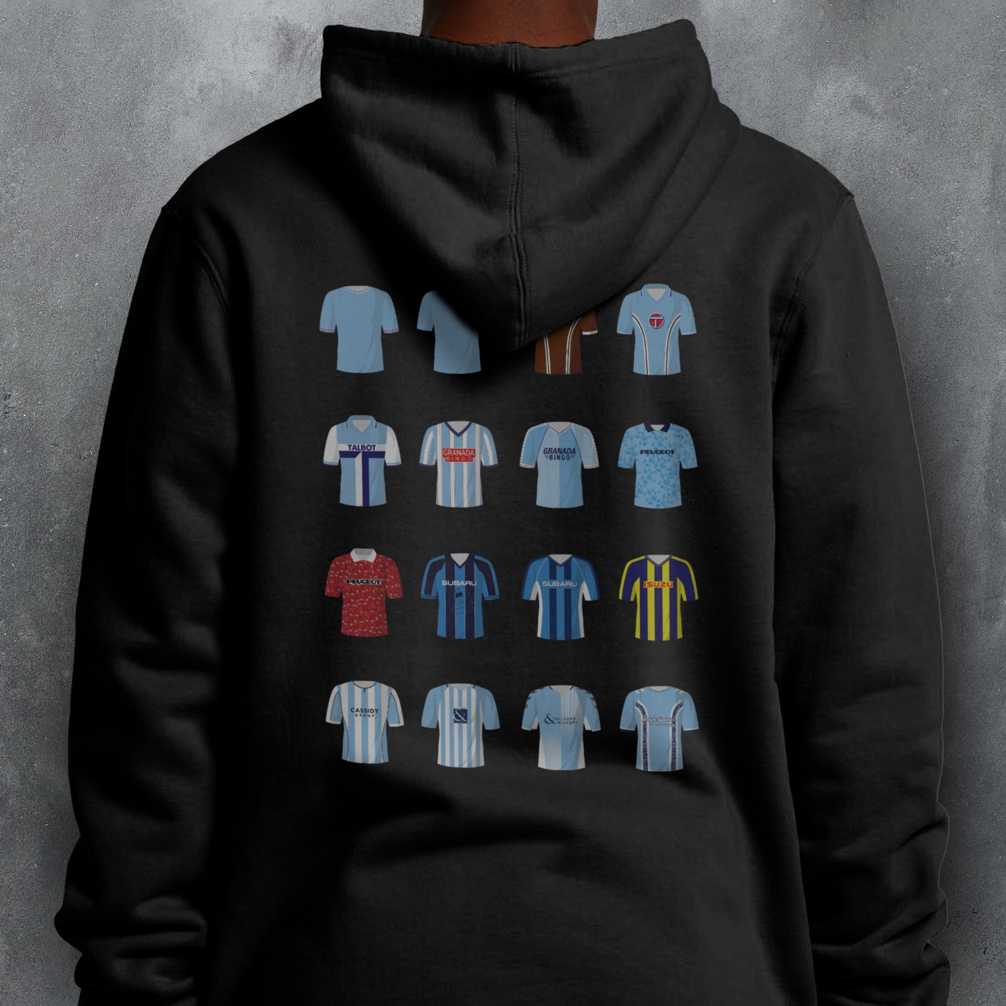 Coventry Classic Kits Football Hoodie Good Team On Paper
