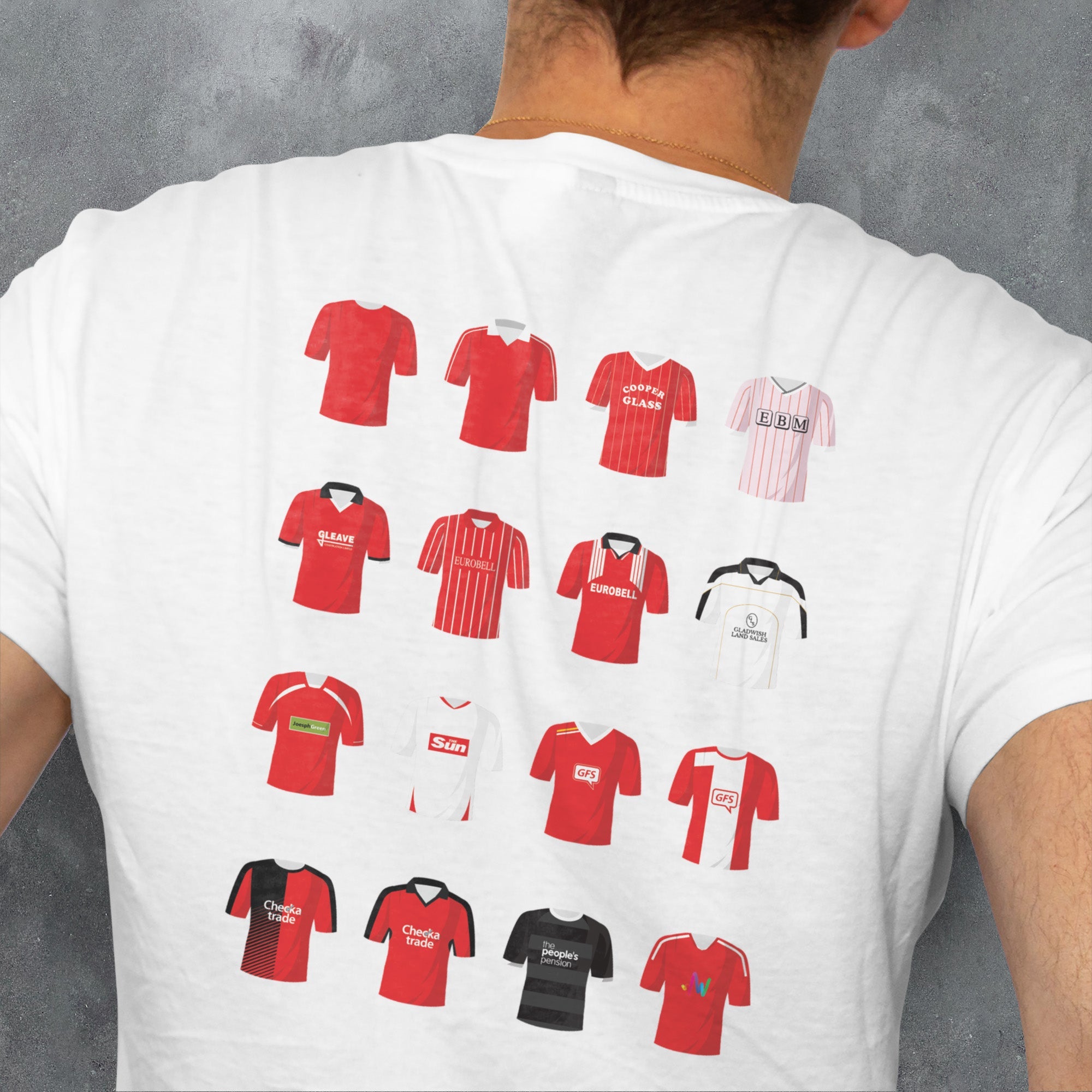 Crawley Classic Kits Football T-Shirt