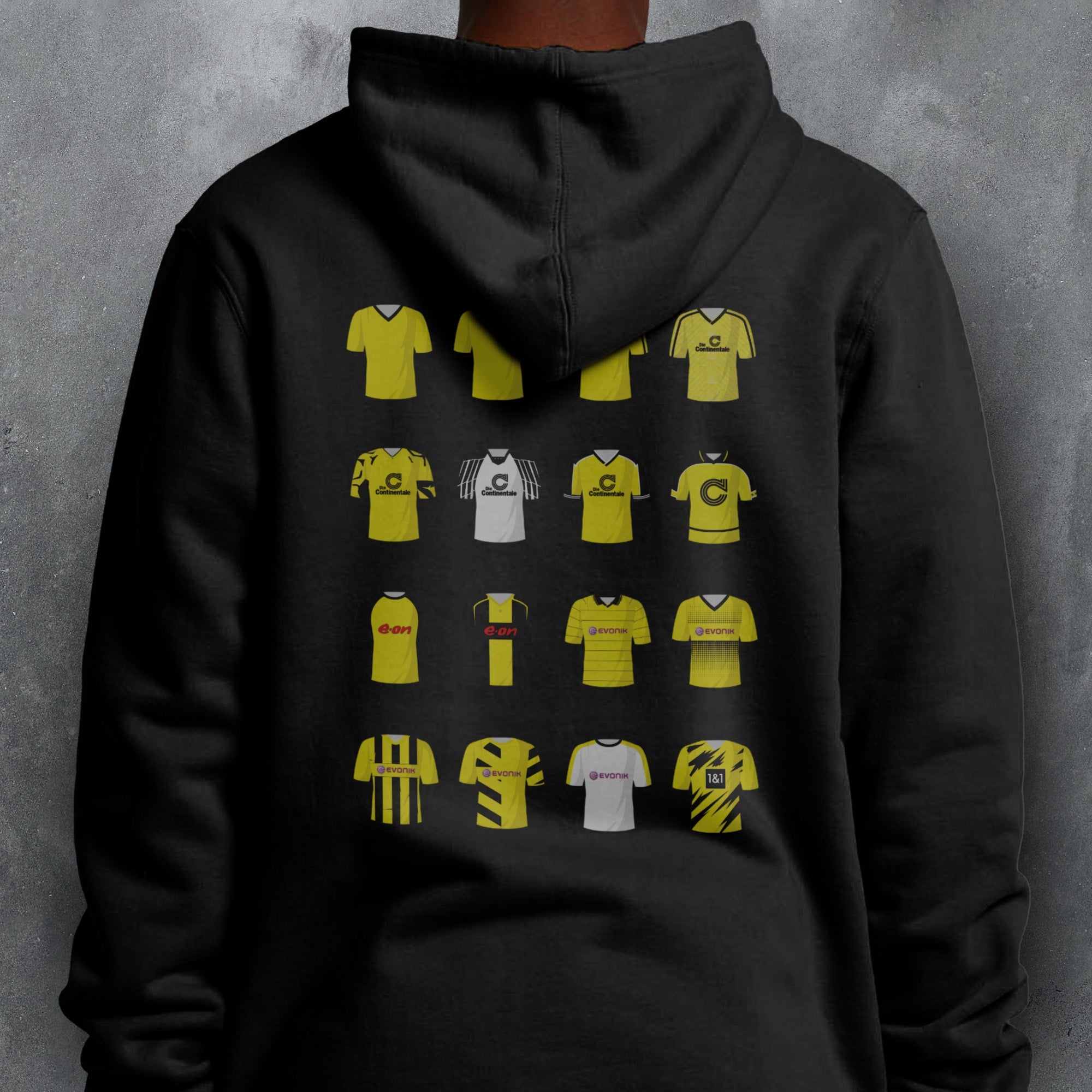 Dortmund Classic Kits Football Hoodie Good Team On Paper