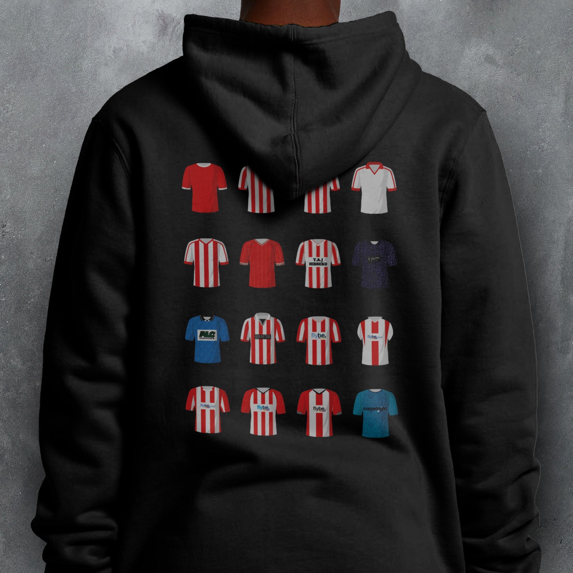 Exeter Classic Kits Football Hoodie Good Team On Paper