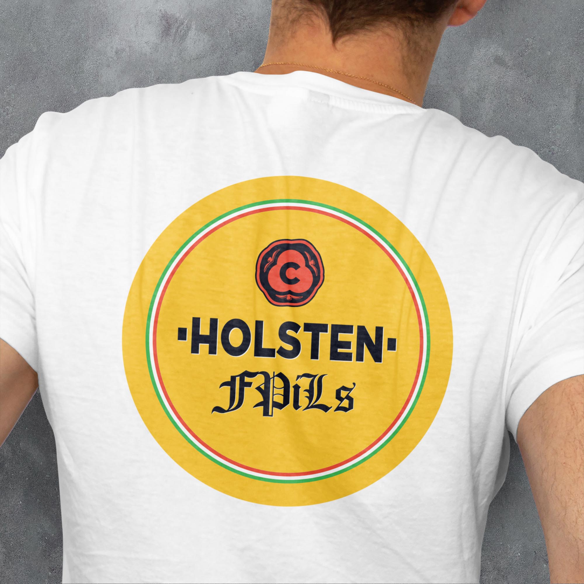 Fantasy League Football FPL 'Off The Bar' Holsten FPiLs T-Shirt Good Team On Paper