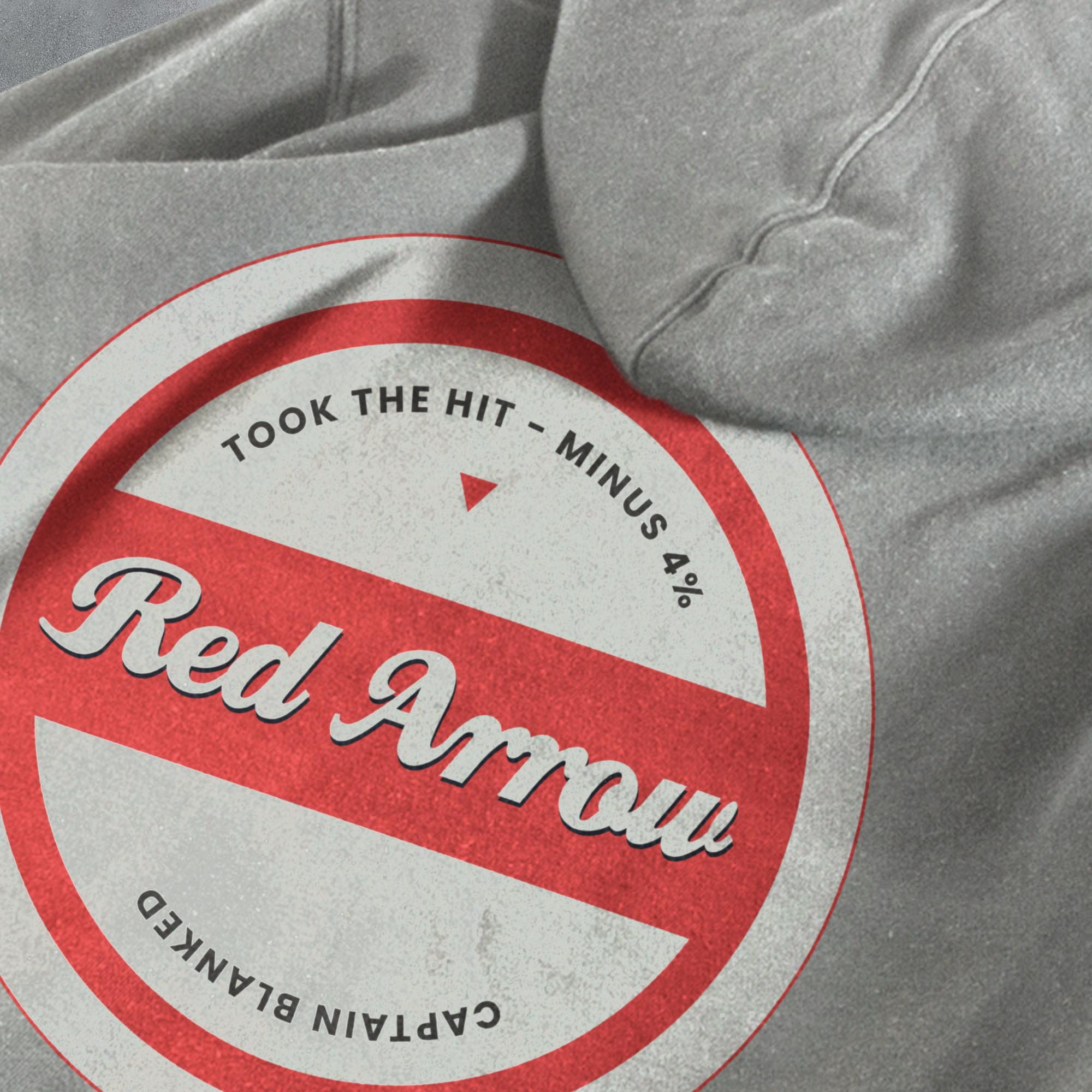 Fantasy League Football FPL 'Off The Bar' Red Arrow Hoodie Good Team On Paper