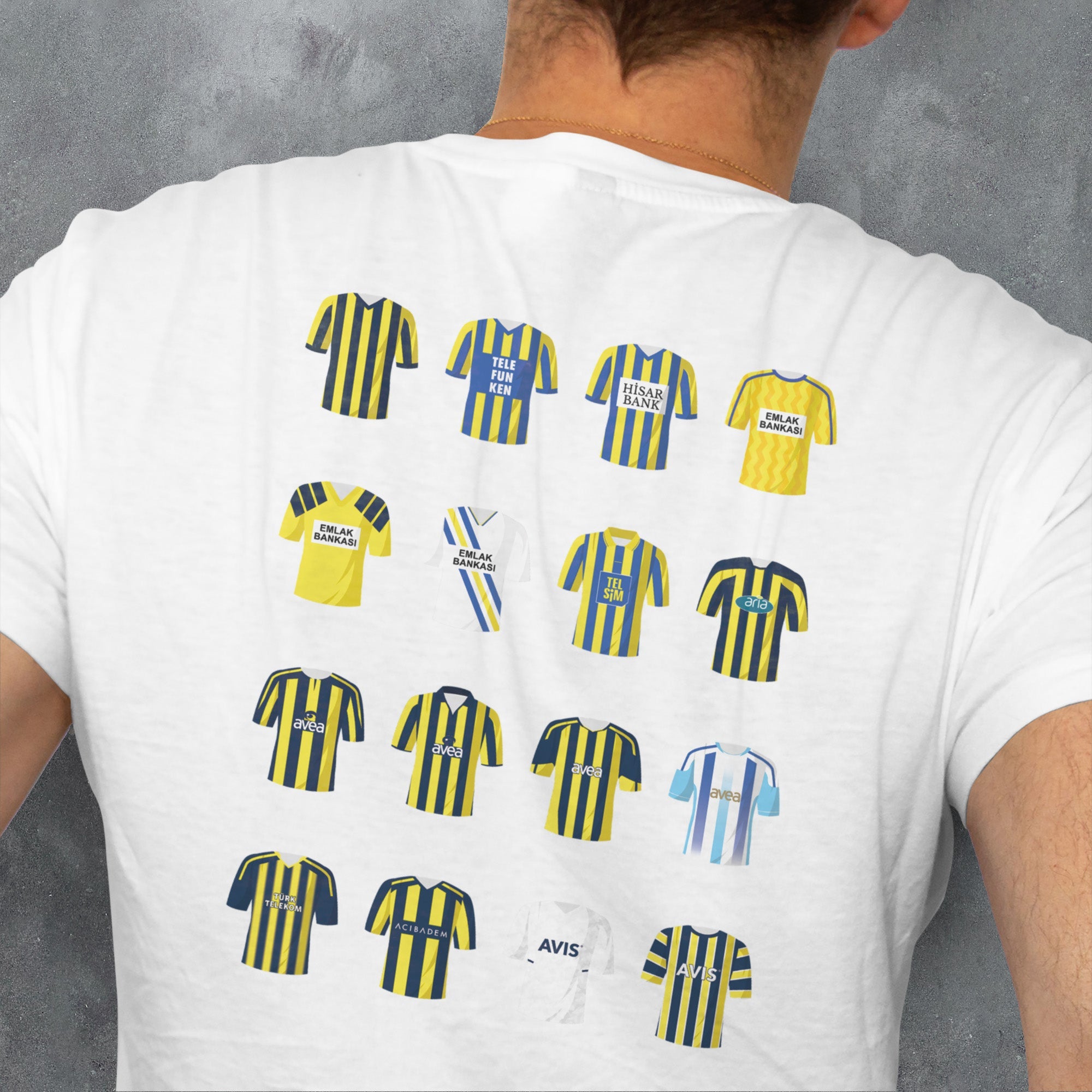 Fenerbahce Classic Kits Football T-Shirt
