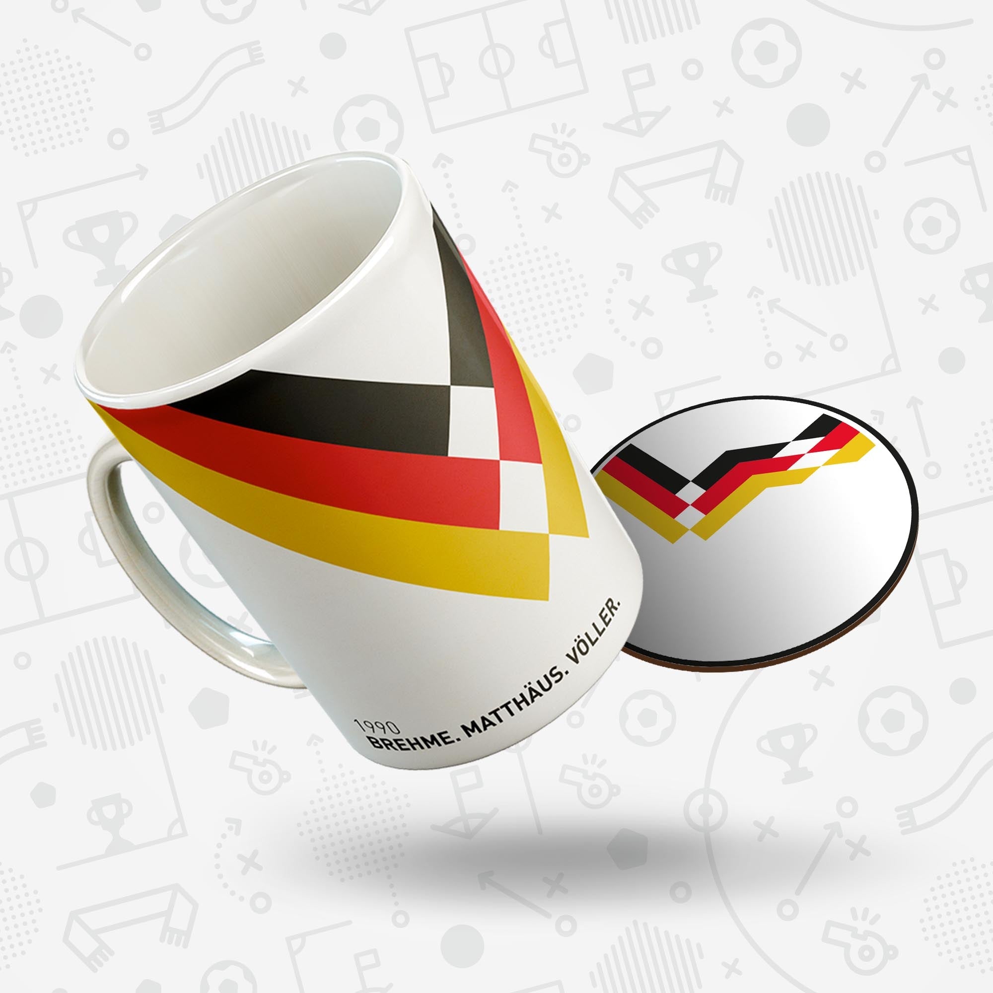 Germany 1990 'Better Days' Football Kit Mug Good Team On Paper