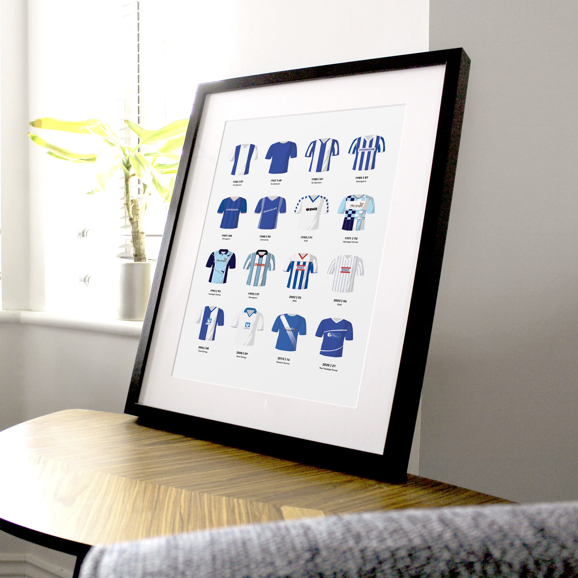 Hartlepool Classic Kits Football Team Print Good Team On Paper
