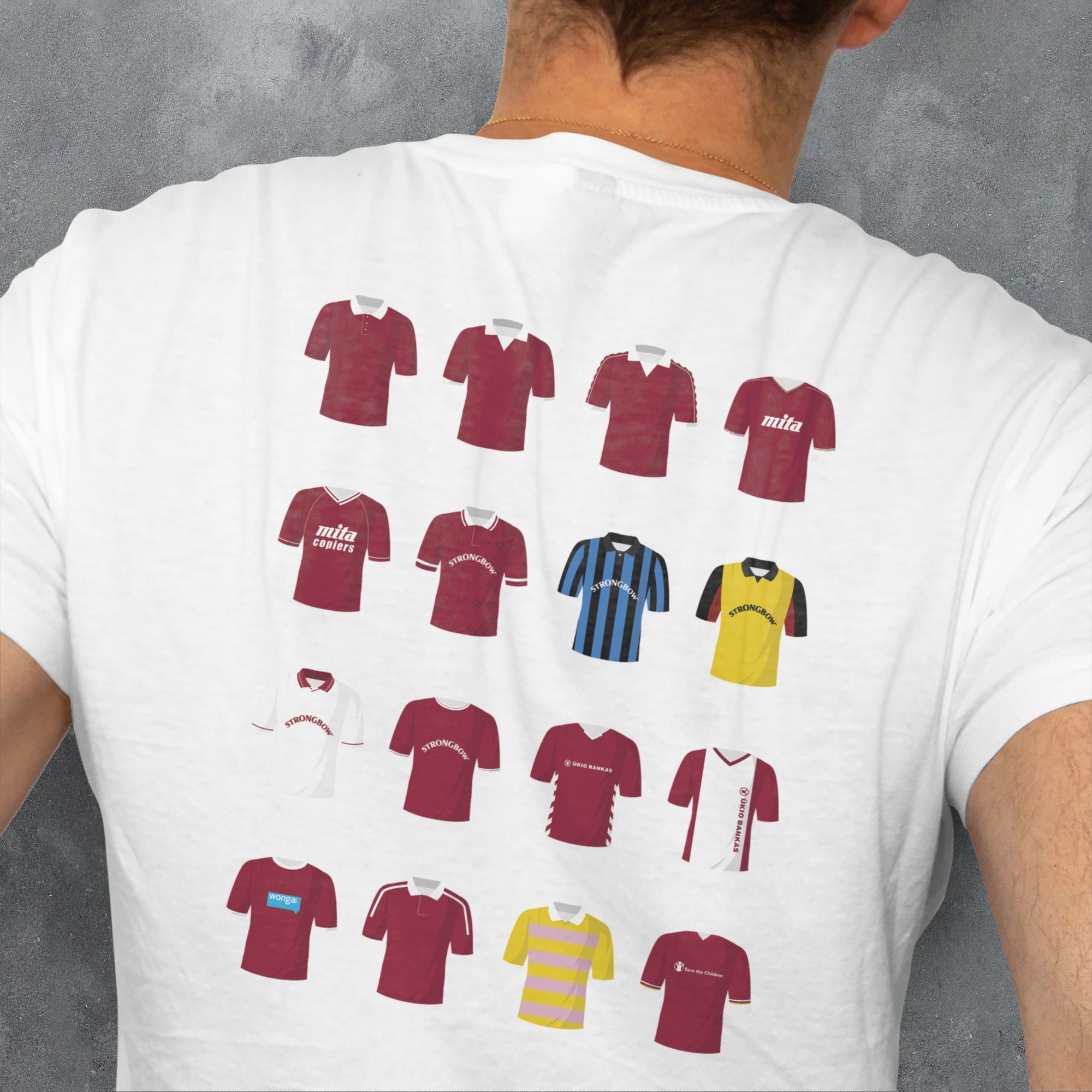 Hearts Classic Kits Football T-Shirt